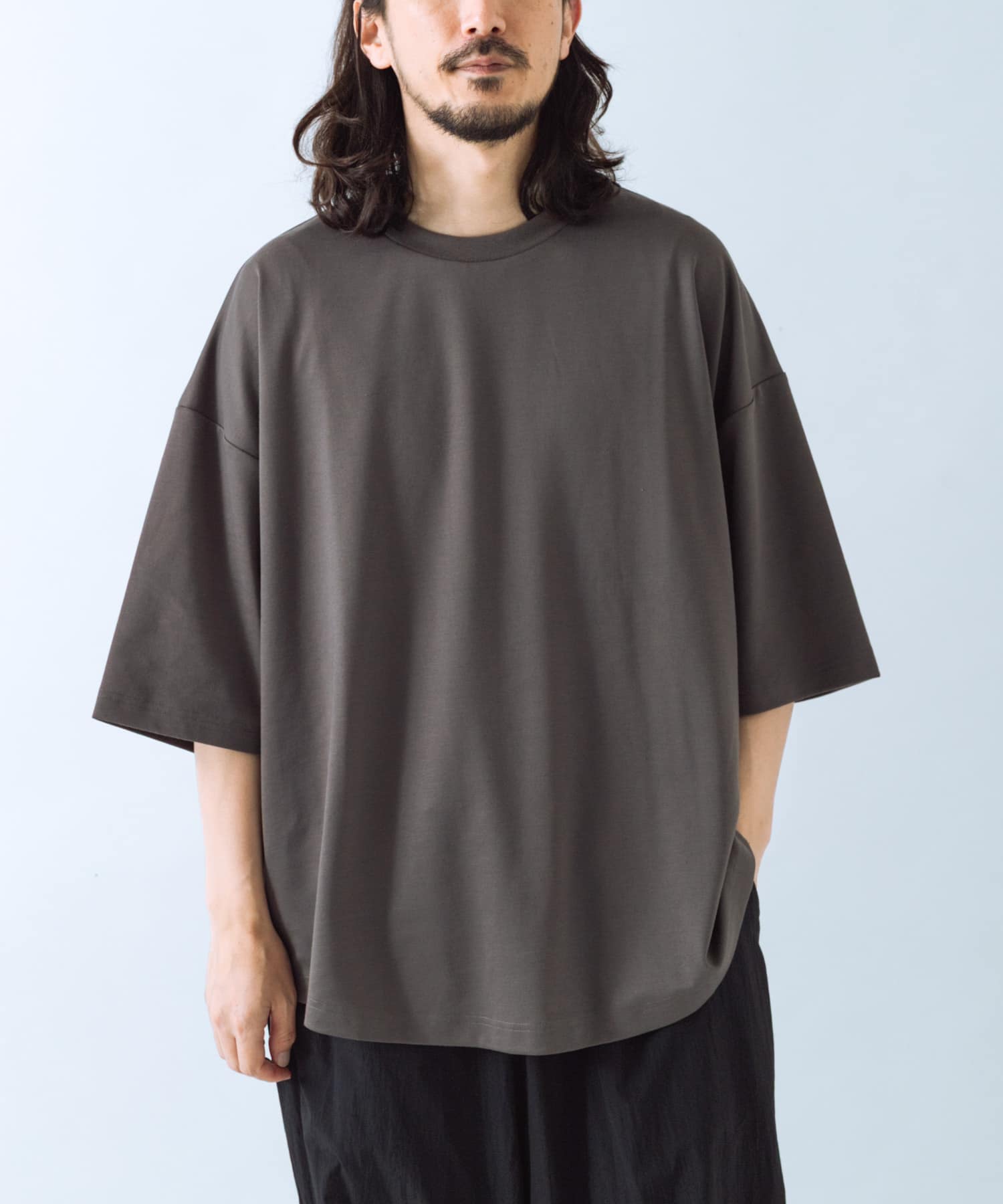 ワイドフィットショートスリーブポンチTシャツ