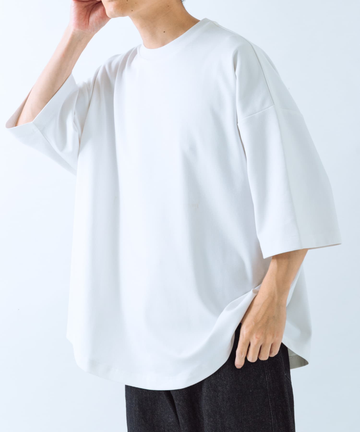 ワイドフィットショートスリーブポンチTシャツ