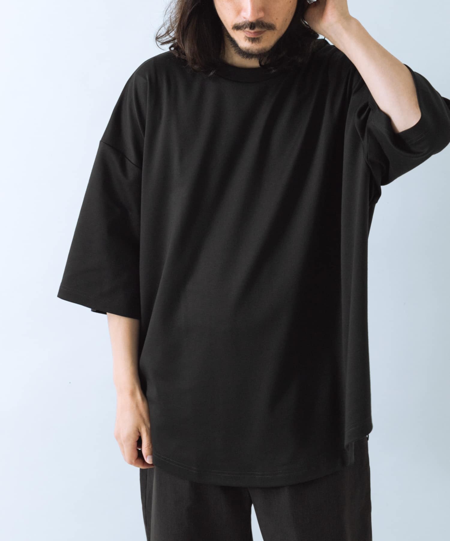 ワイドフィットショートスリーブポンチTシャツ