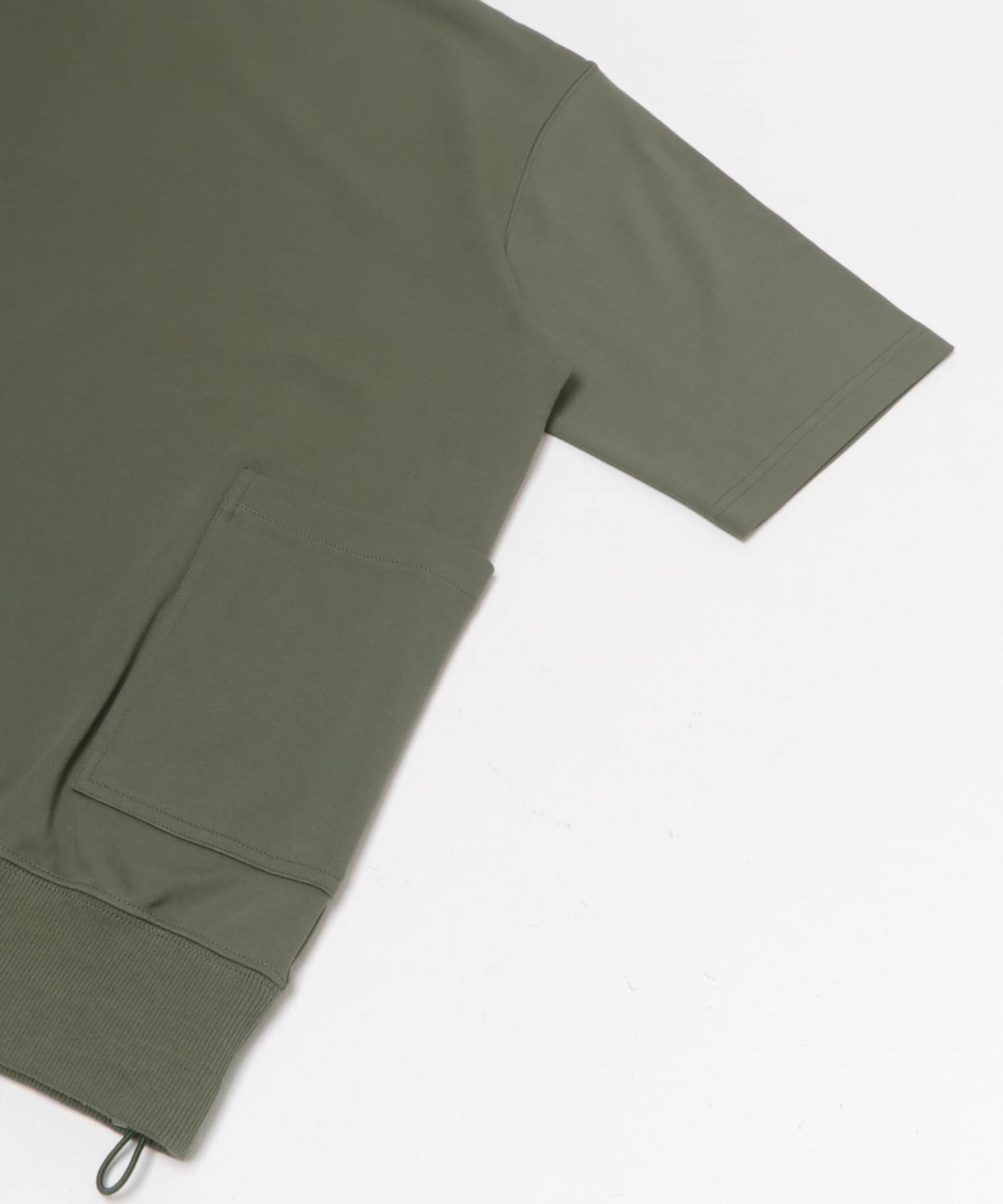 サイドストレージ半袖ポンチTops KHK M