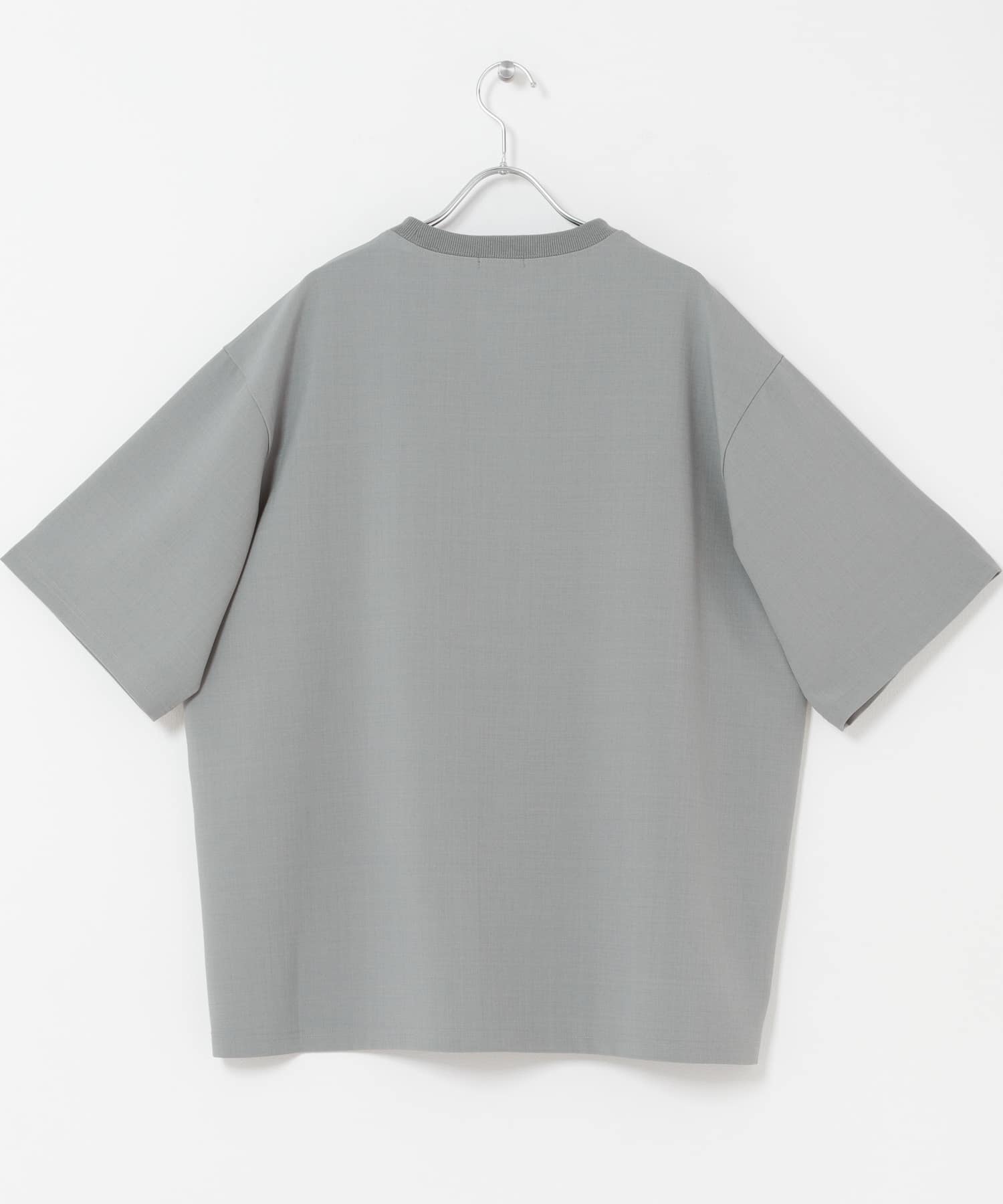 2wayストレッチクルーネック布帛Tシャツ(M NVY): トップス｜URBAN