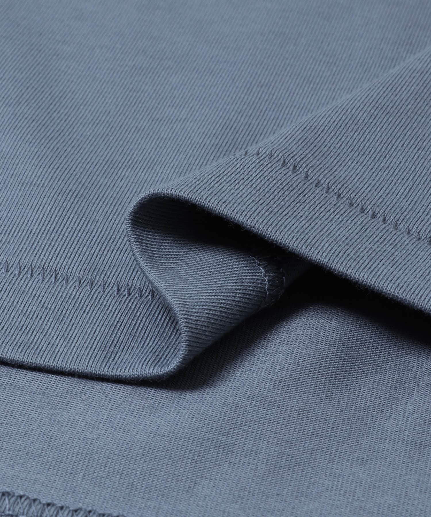 『接触冷感/吸水速乾/抗菌/防臭/UVカット』マルチスペッククルーネックTシャツ BLUE GRAY M