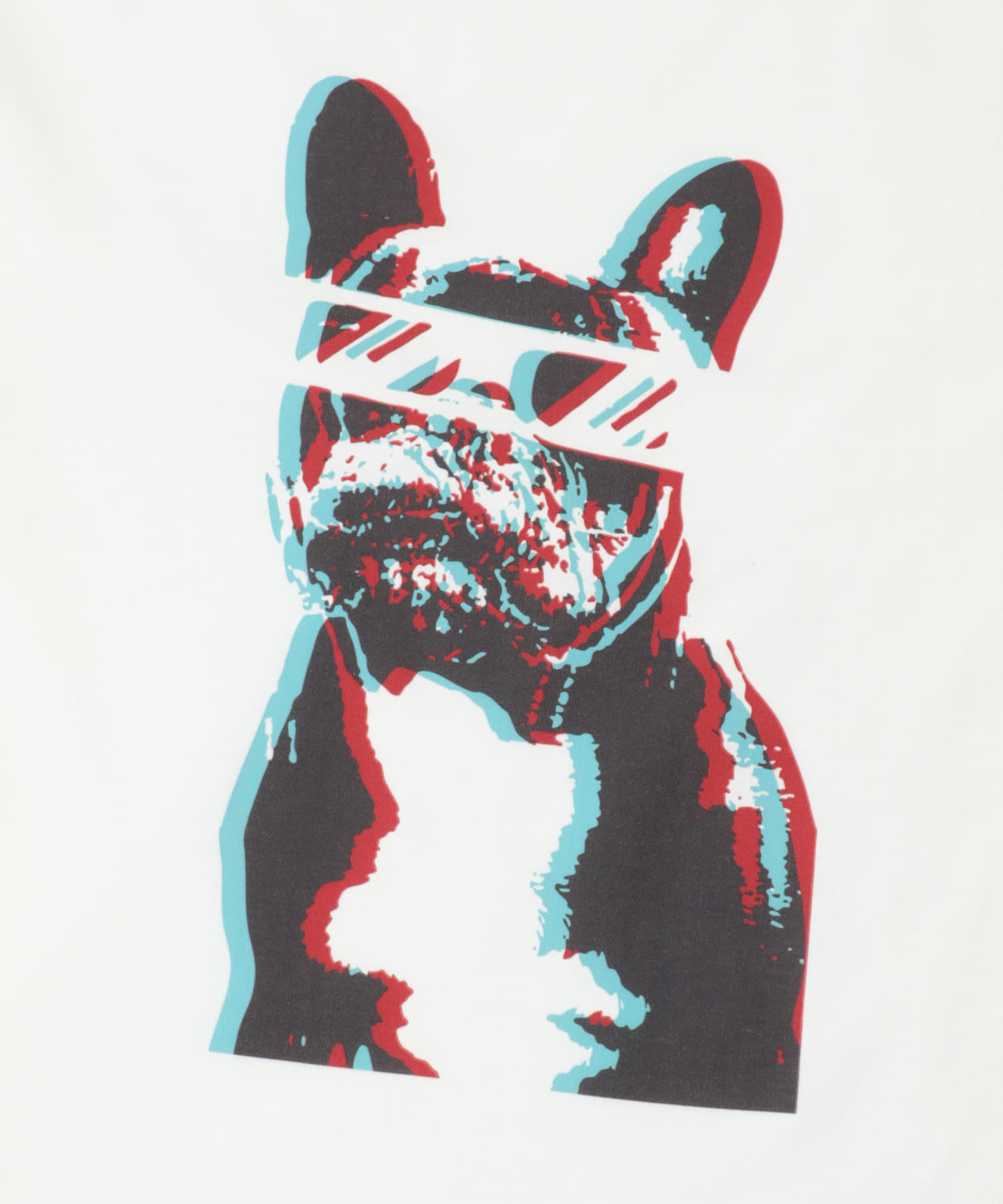 『接触冷感/吸水速乾/UVカット』DOG IN SHADES プリントTシャツ FRENCHBULL M