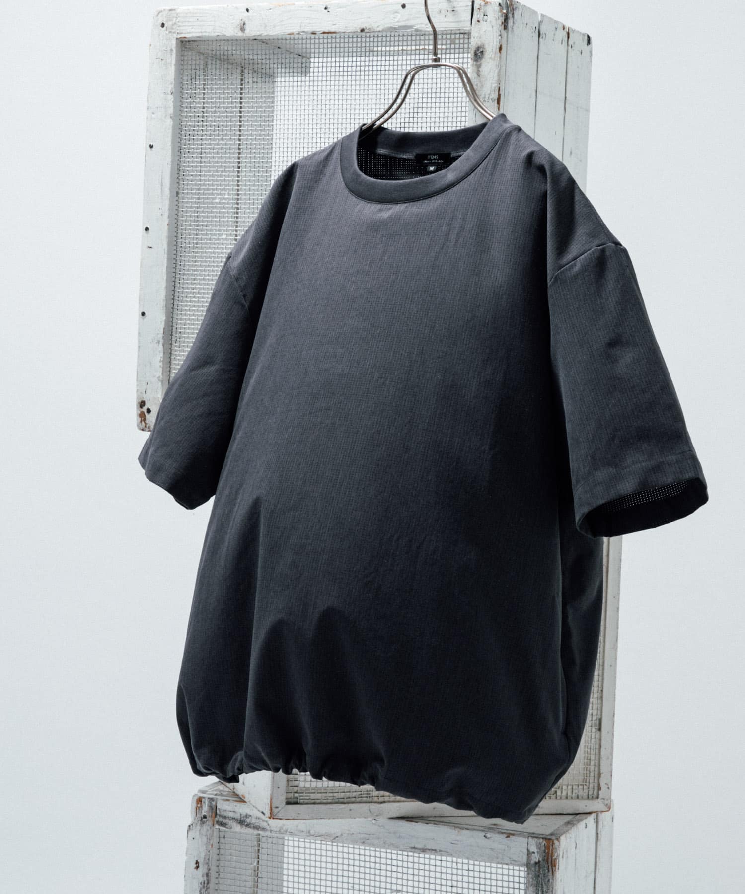 『接触冷感/速乾/イージーケア』WINDY MESH ジップポケットTシャツ