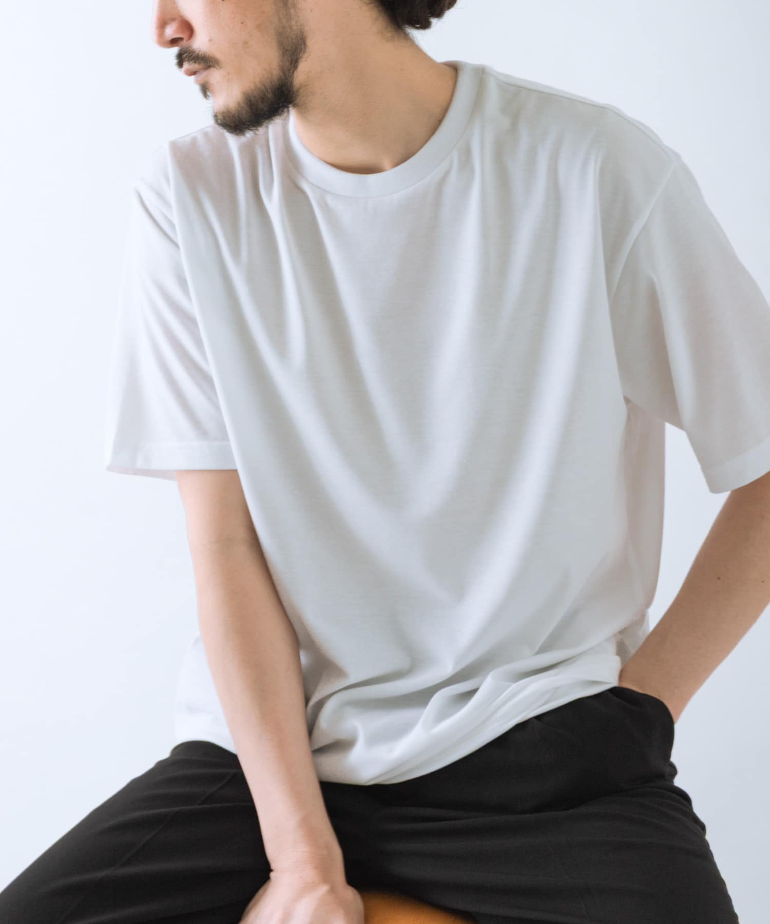 接触冷感シルキータッチTシャツ