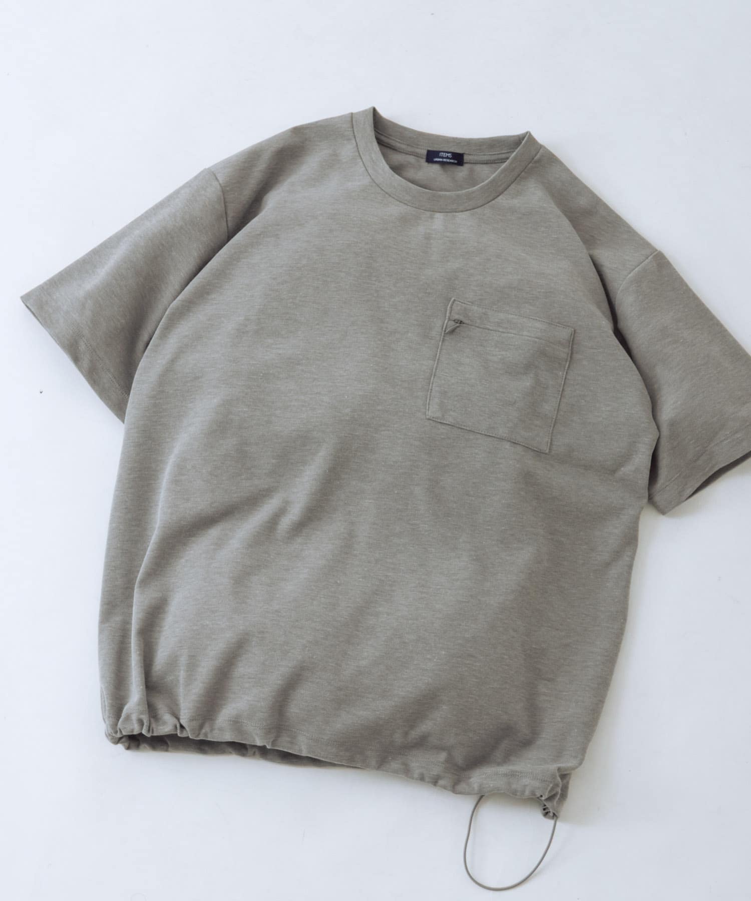 速乾 カットミラノ ポケットTシャツ