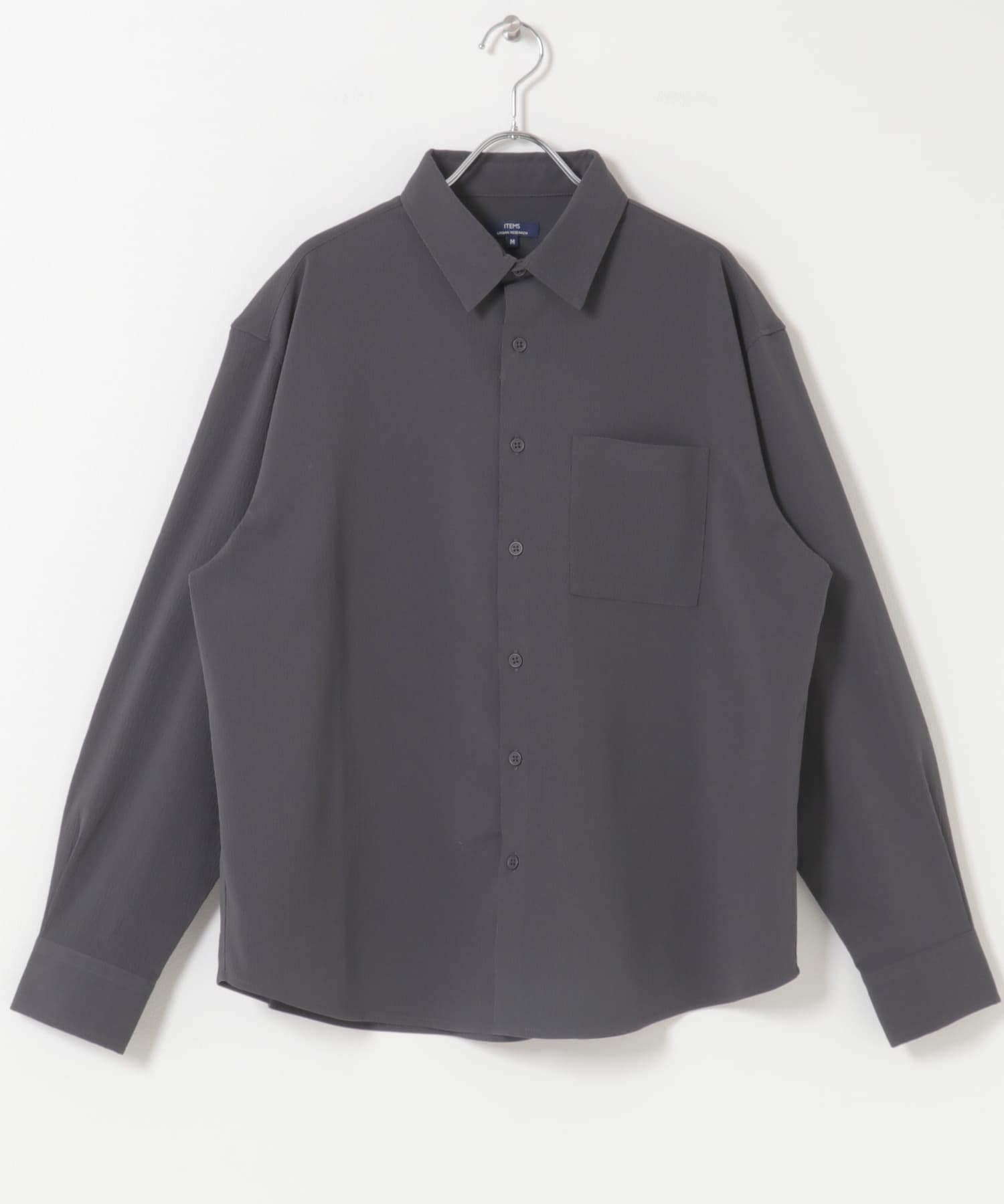 【新品未使用】LUVERO ブラック 長袖シャツ L ヨウリュウレギュラーカラー長袖シャツ(M OLV): トップス｜URBAN