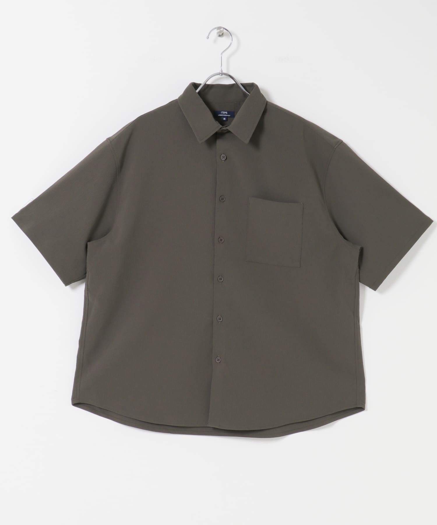 ヨウリュウ レギュラーカラー 半袖シャツ OLV M