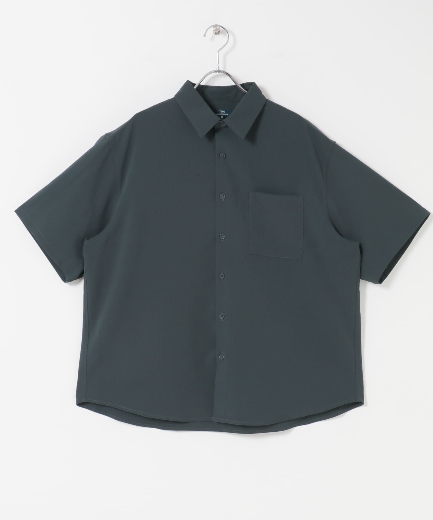 ヨウリュウ レギュラーカラー 半袖シャツ NVY M