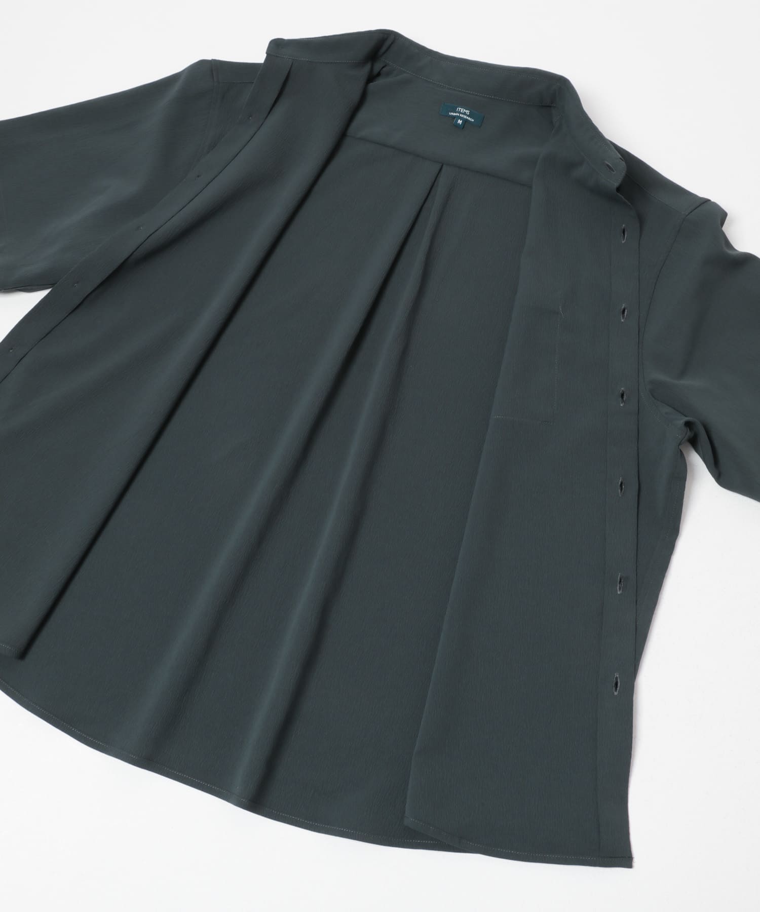 ヨウリュウ レギュラーカラー 半袖シャツ NVY M