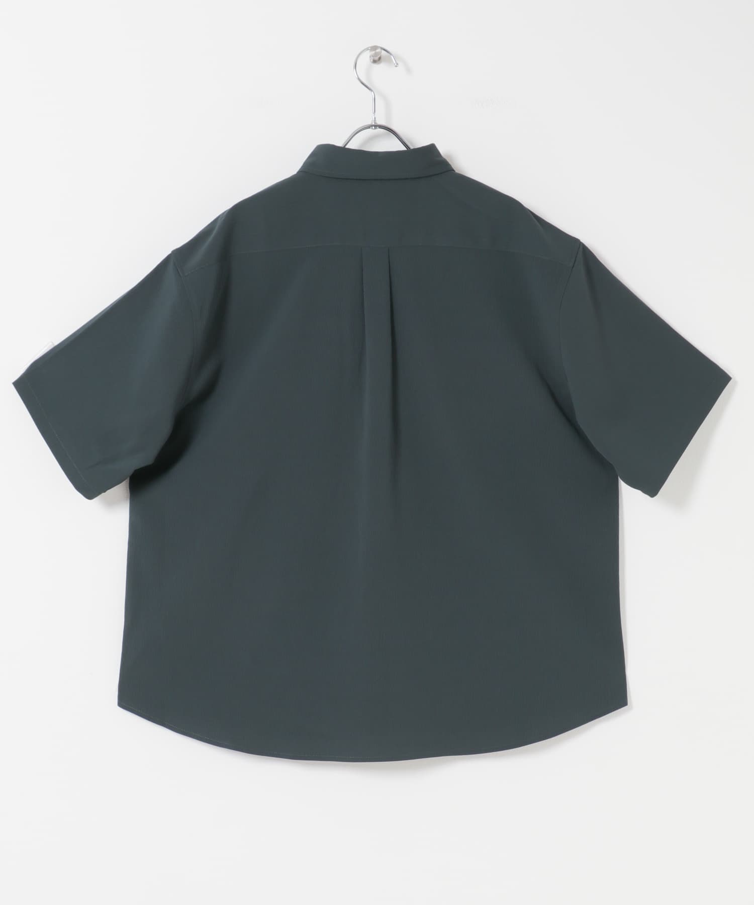 ヨウリュウ レギュラーカラー 半袖シャツ NVY M