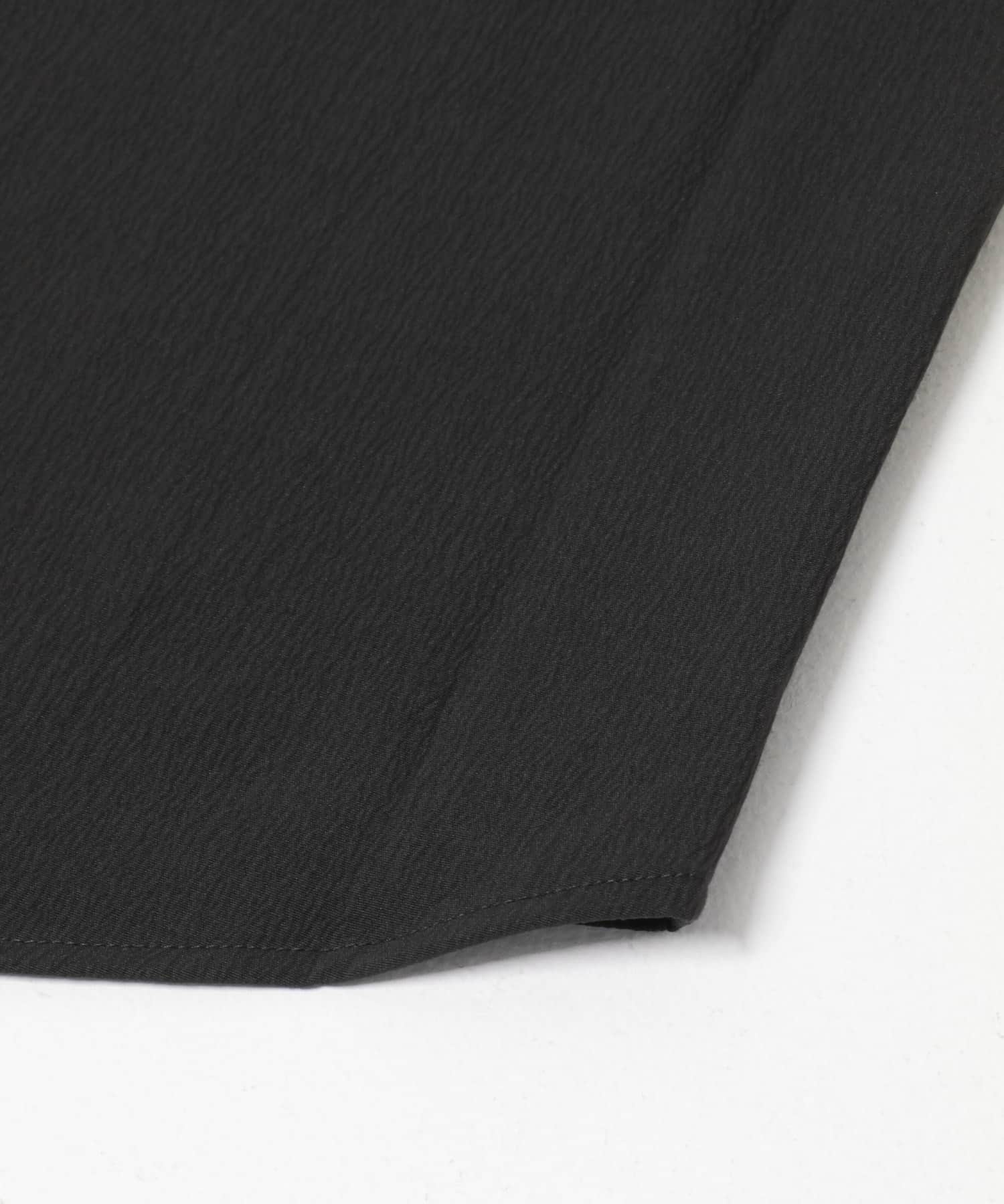 ヨウリュウ レギュラーカラー 半袖シャツ BLK M