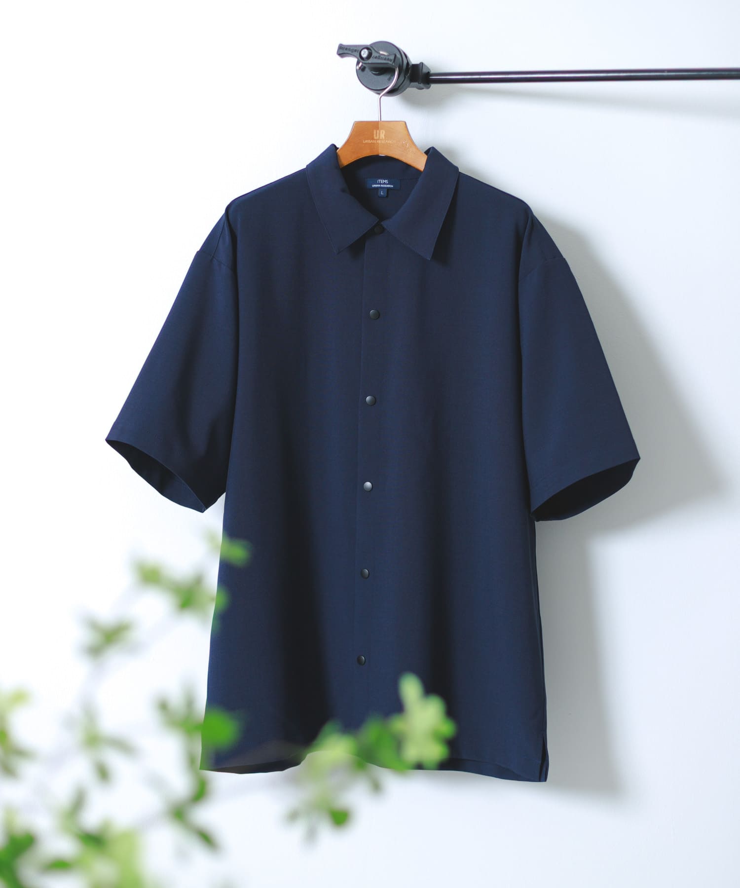 2wayストレッチスナップ半袖シャツ