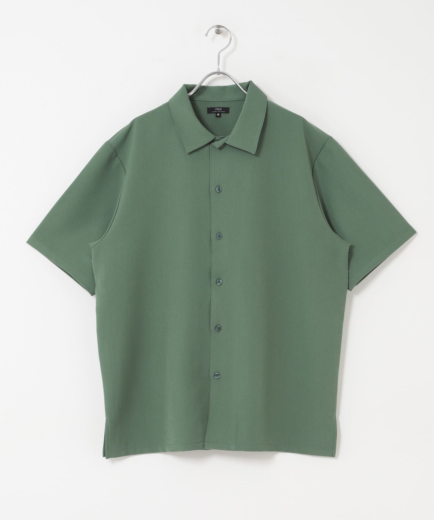 冷感+速乾 TRストレッチ 半袖シャツ GREEN M