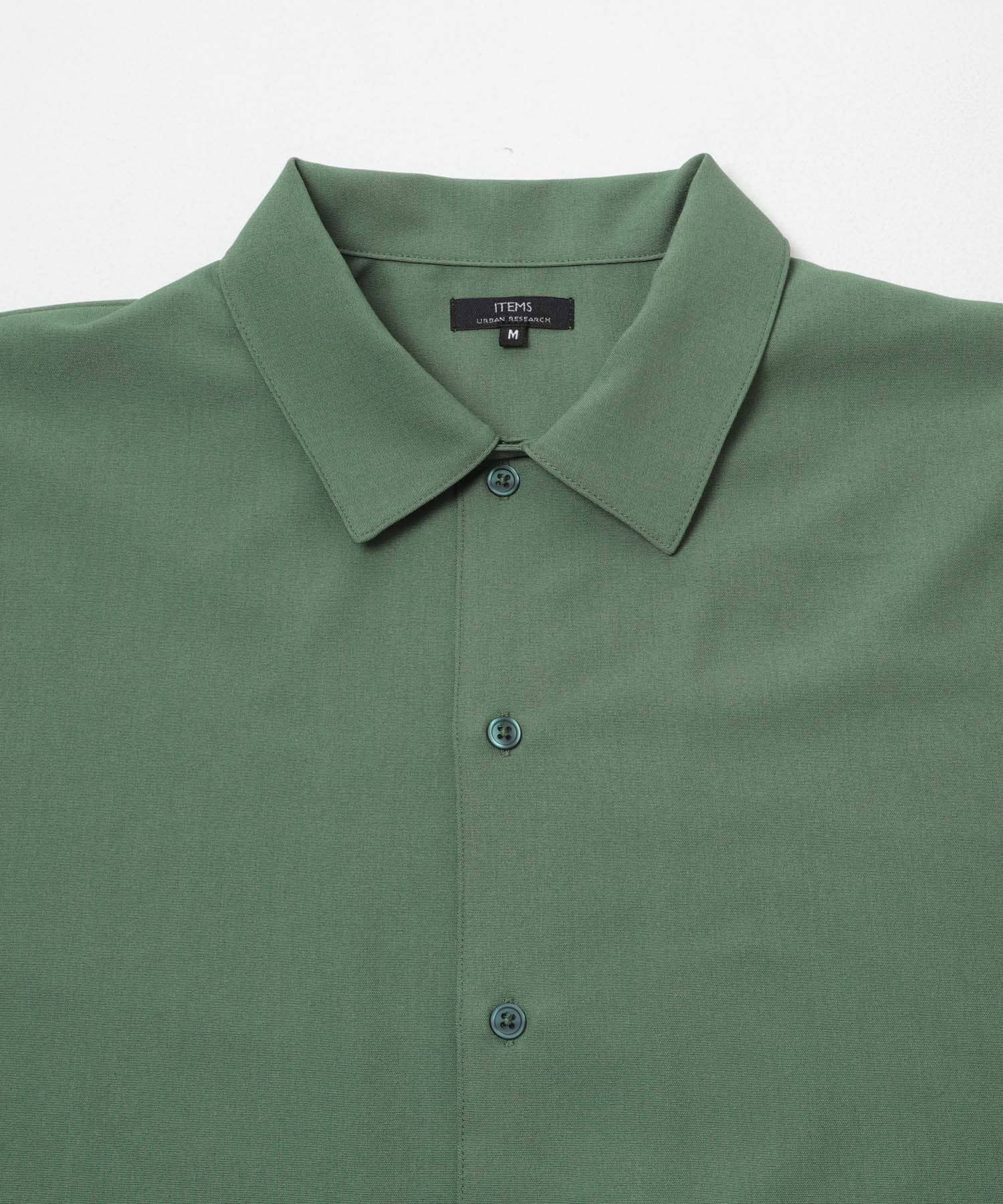 冷感+速乾 TRストレッチ 半袖シャツ GREEN M