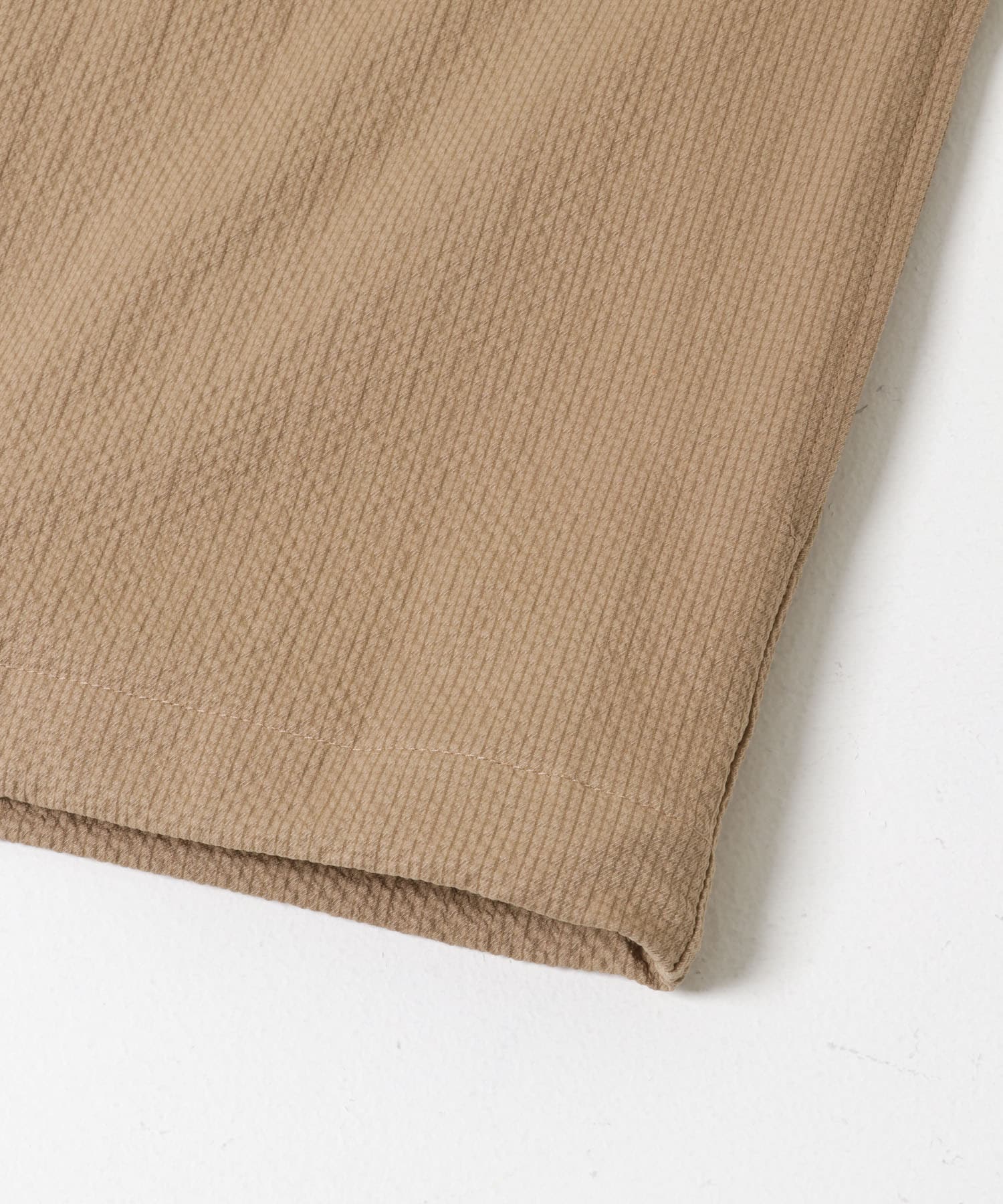 高機能シアサッカー サイドストレージシャツ BEIGE M