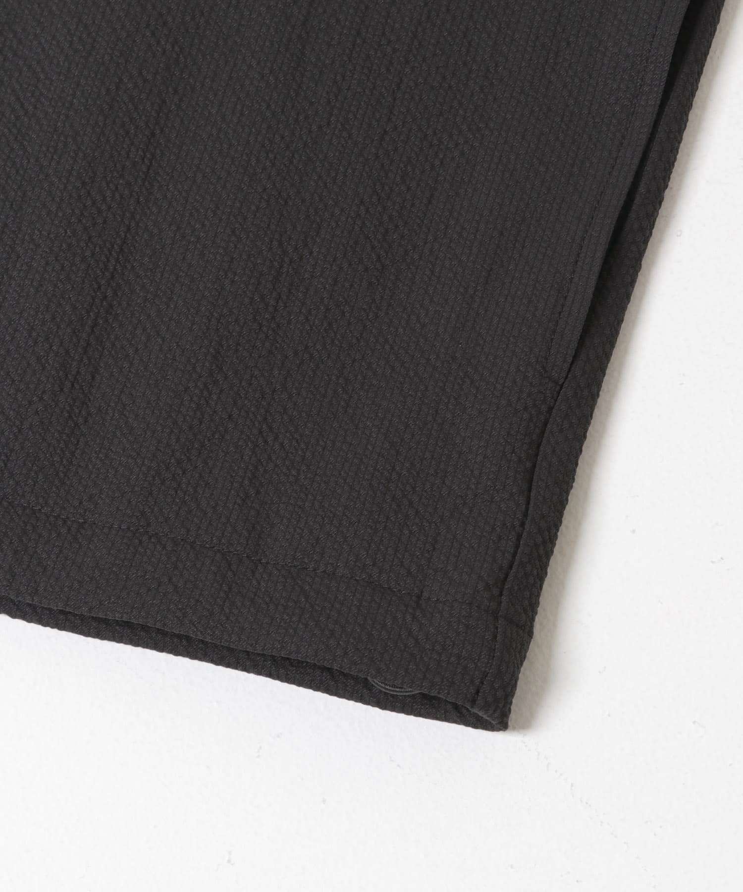 高機能シアサッカー サイドストレージシャツ BLACK M