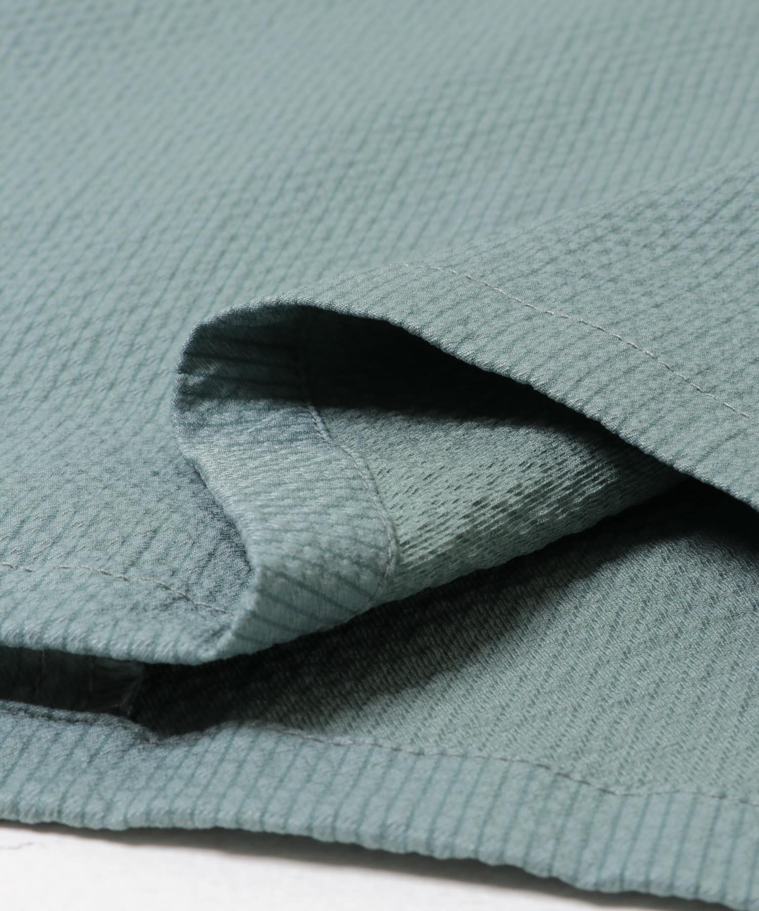 高機能シアサッカー 半袖カーディガン L.BLUE M