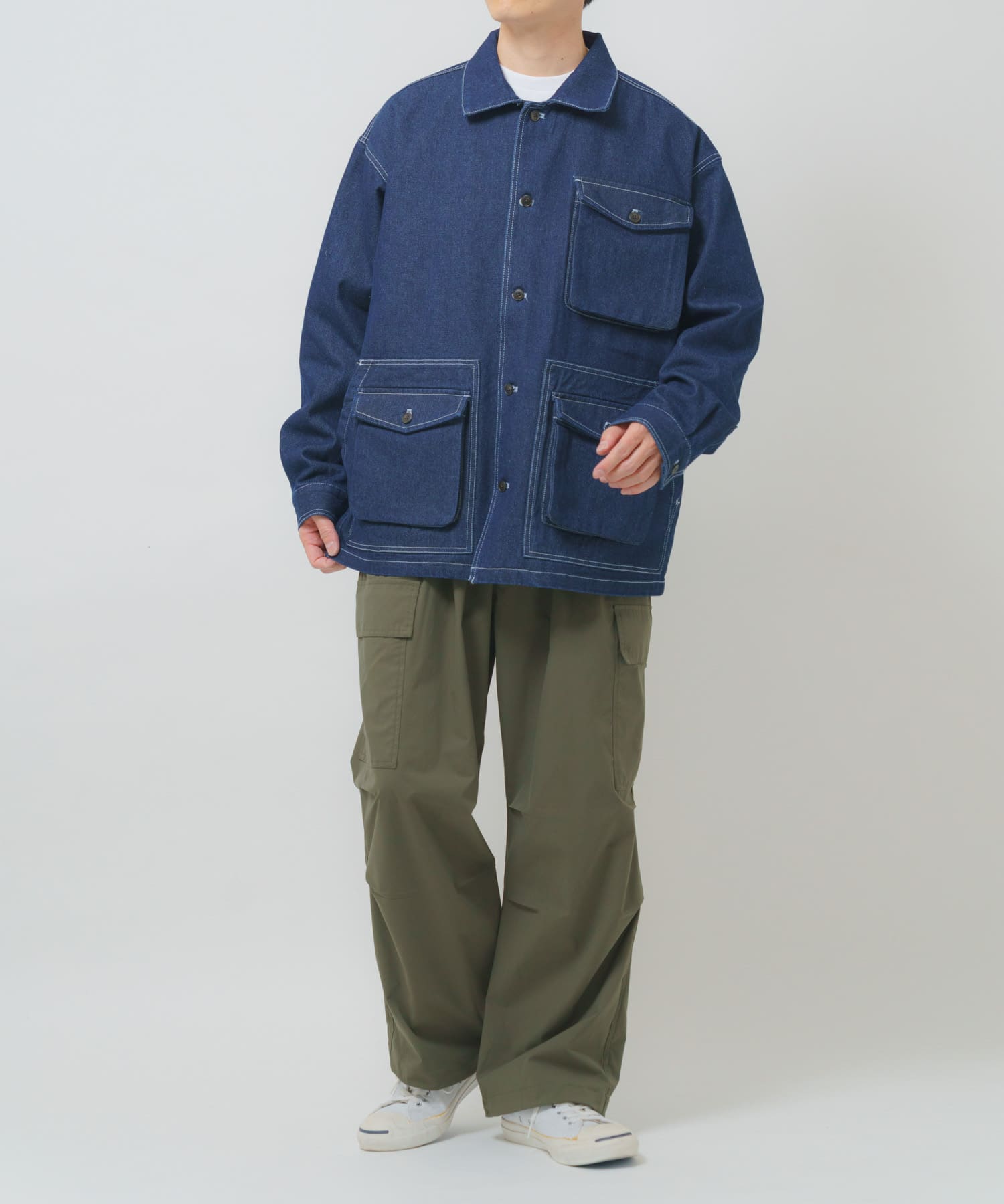 高機能 ウエストイージーポリカーゴパンツ KHK M