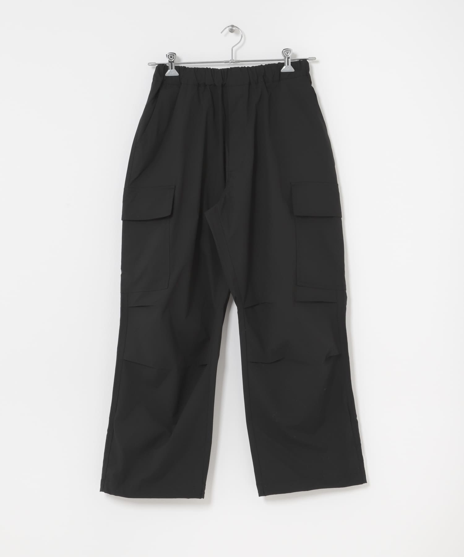 高機能 ウエストイージーポリカーゴパンツ BLK S
