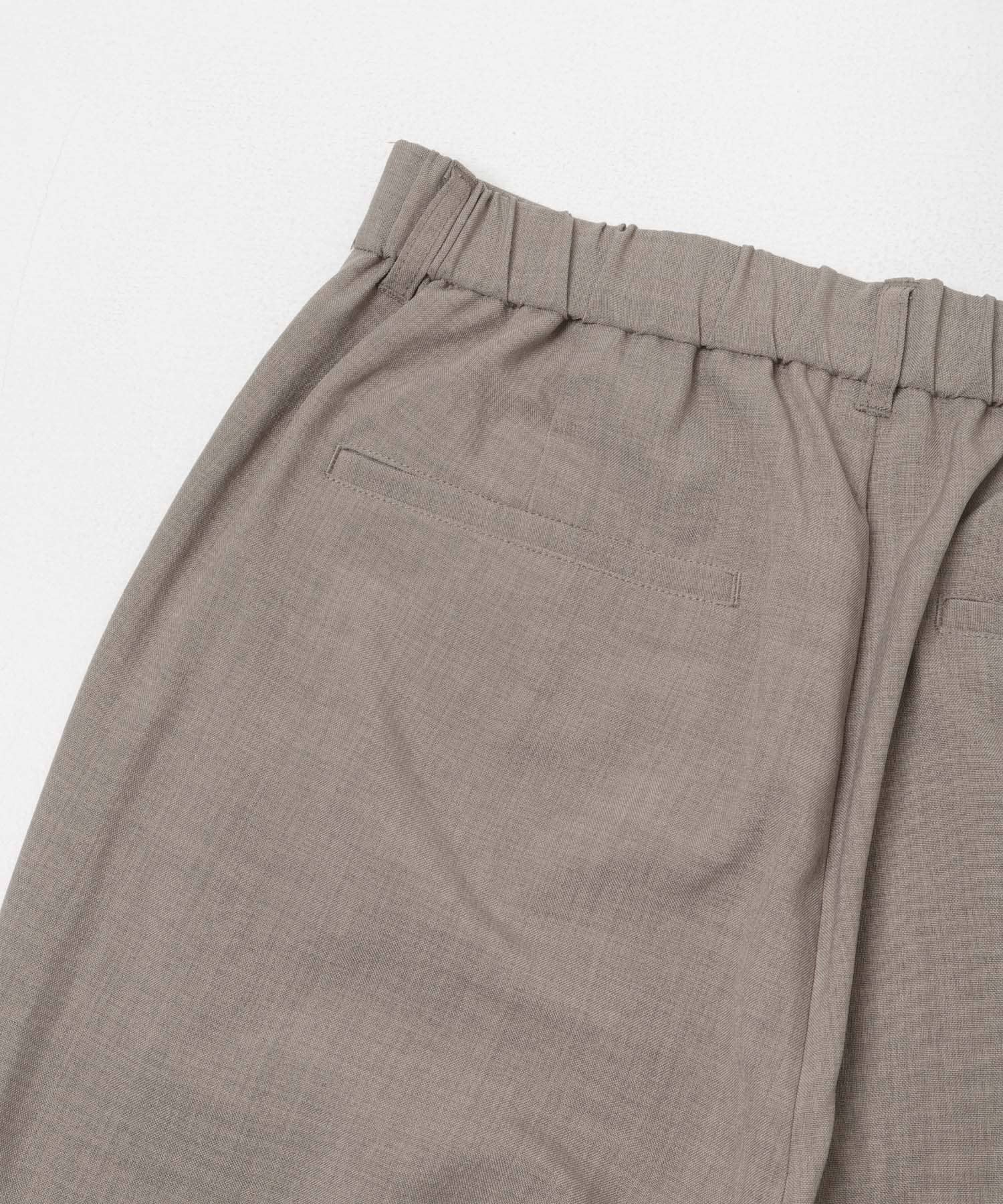 『接触冷感/吸水速乾/イージーケア/UVカット』クイックドライリネンタッチイージーパンツ BEG M