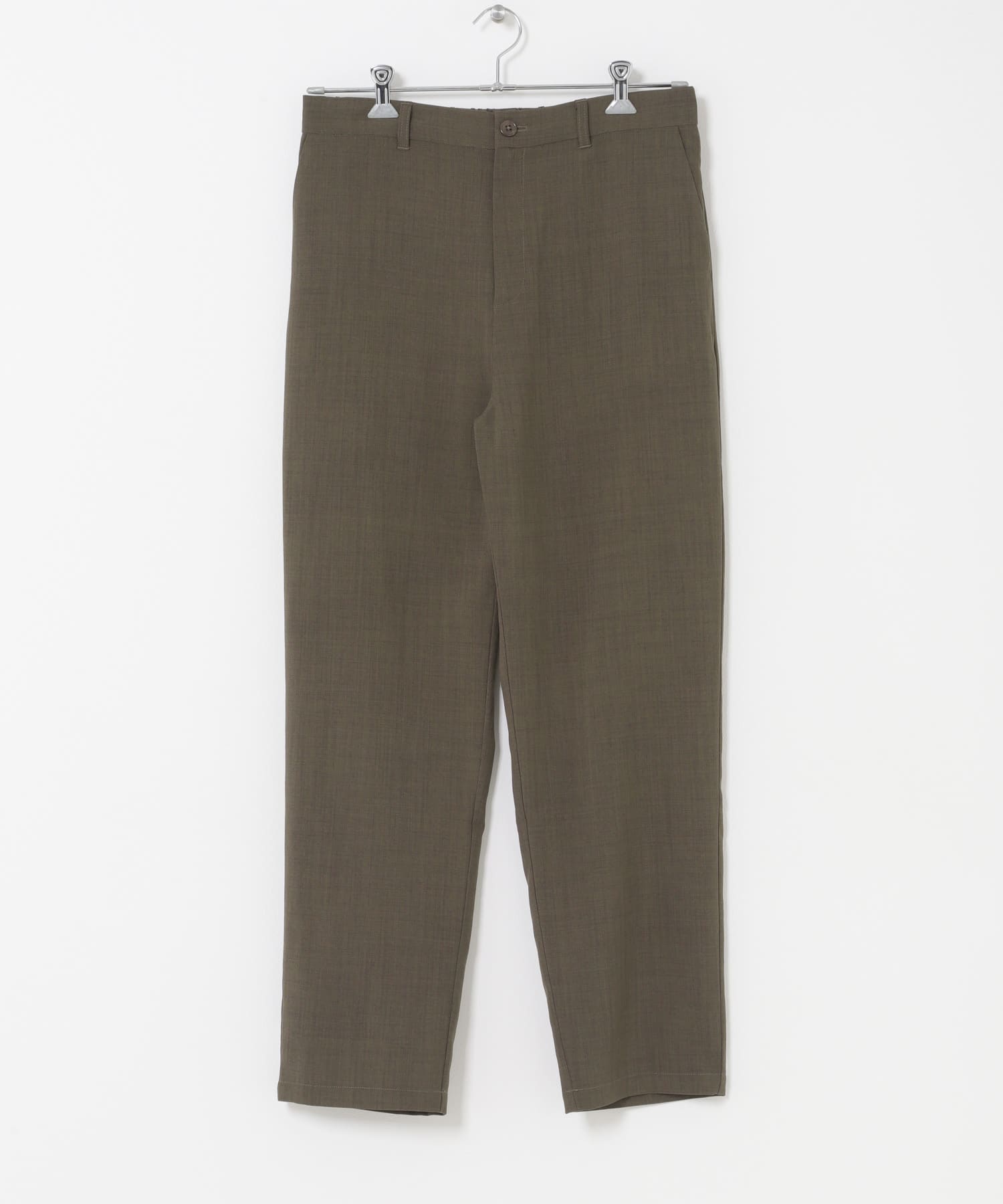 『接触冷感/吸水速乾/イージーケア/UVカット』クイックドライリネンタッチイージーパンツ OLV M