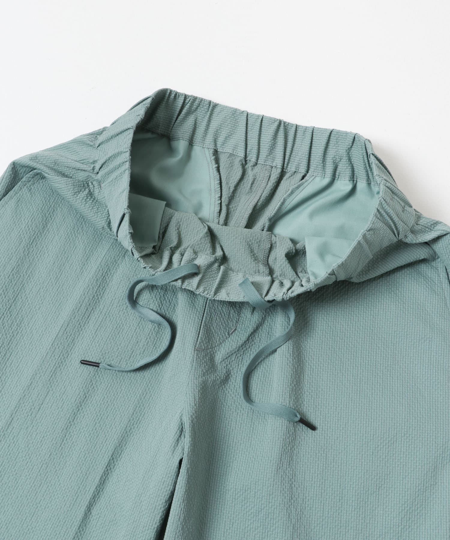 高機能シアサッカー イージートラウザー L.BLUE M