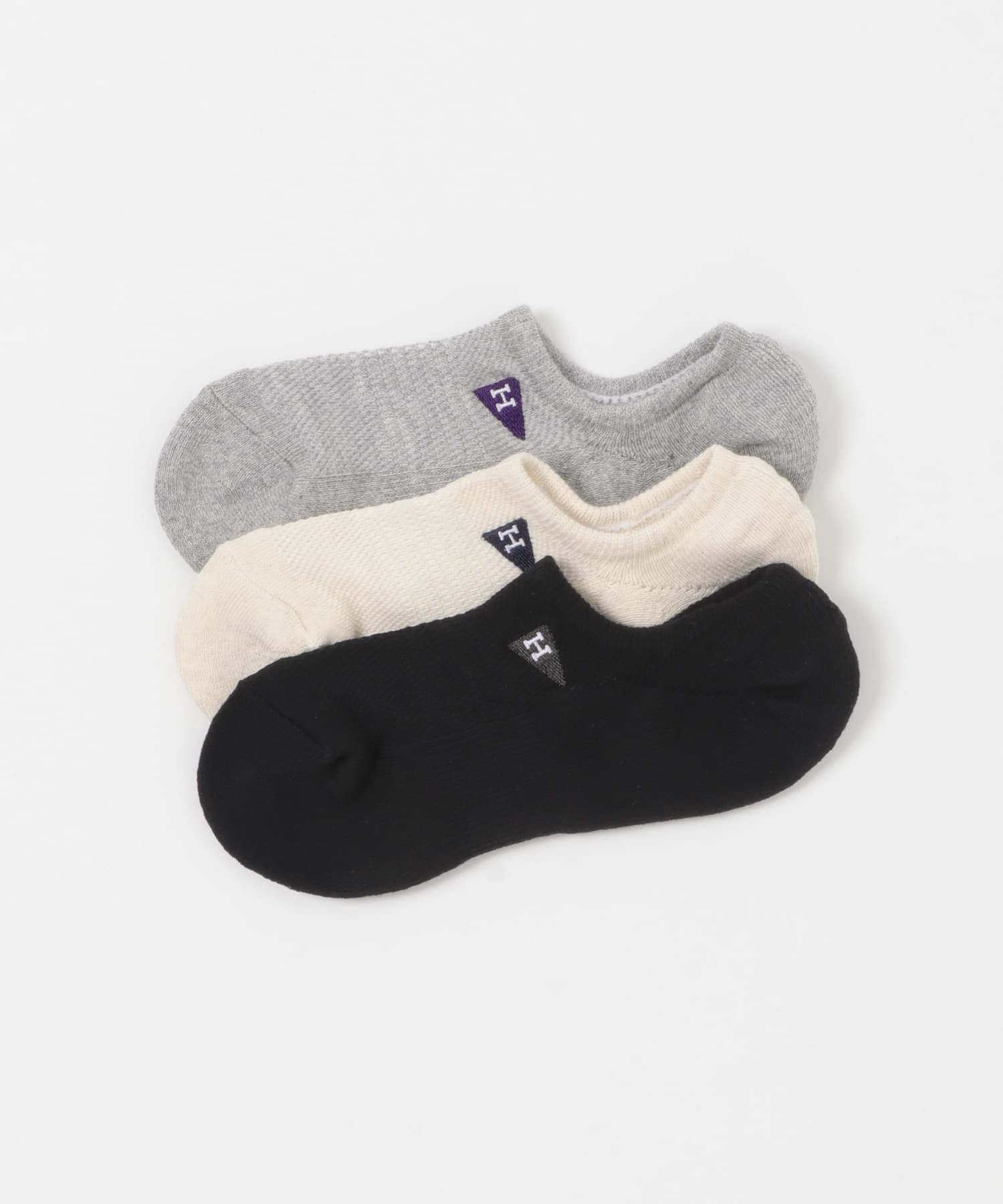 Healthknit　ペナント刺繍 ソックス3P ASSORT -