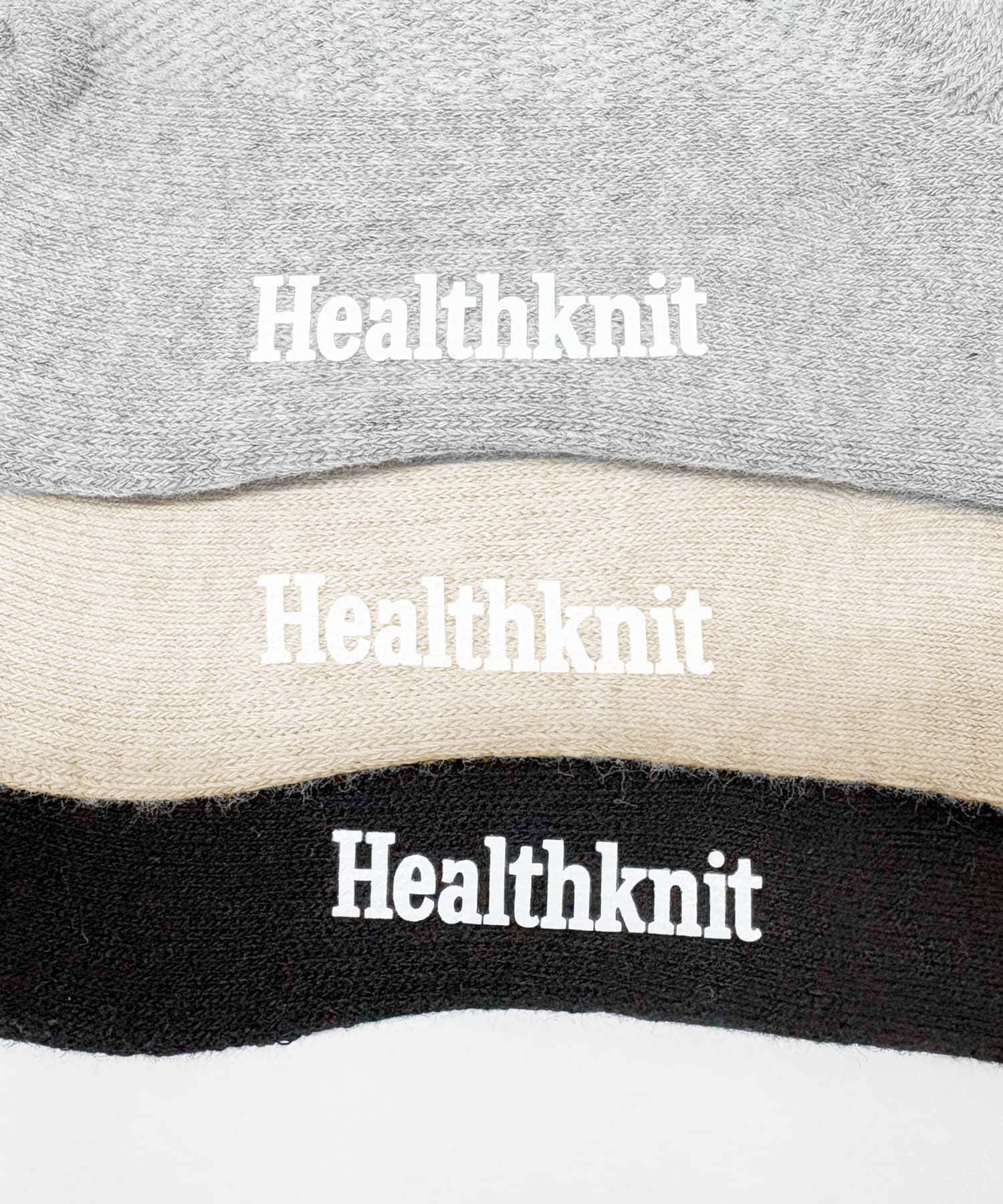 Healthknit　ペナント刺繍 ソックス3P ASSORT -