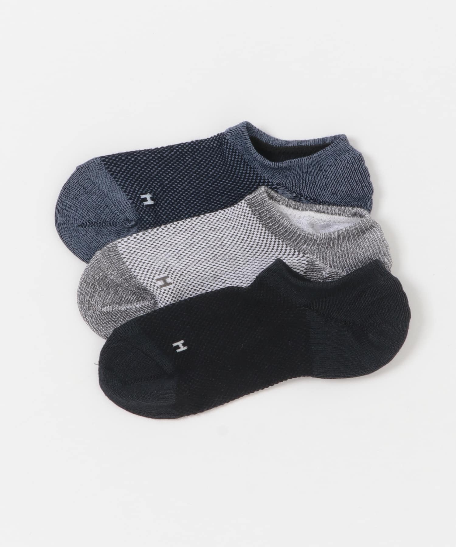 Healthknit　シンカーメッシュ ソックス3P