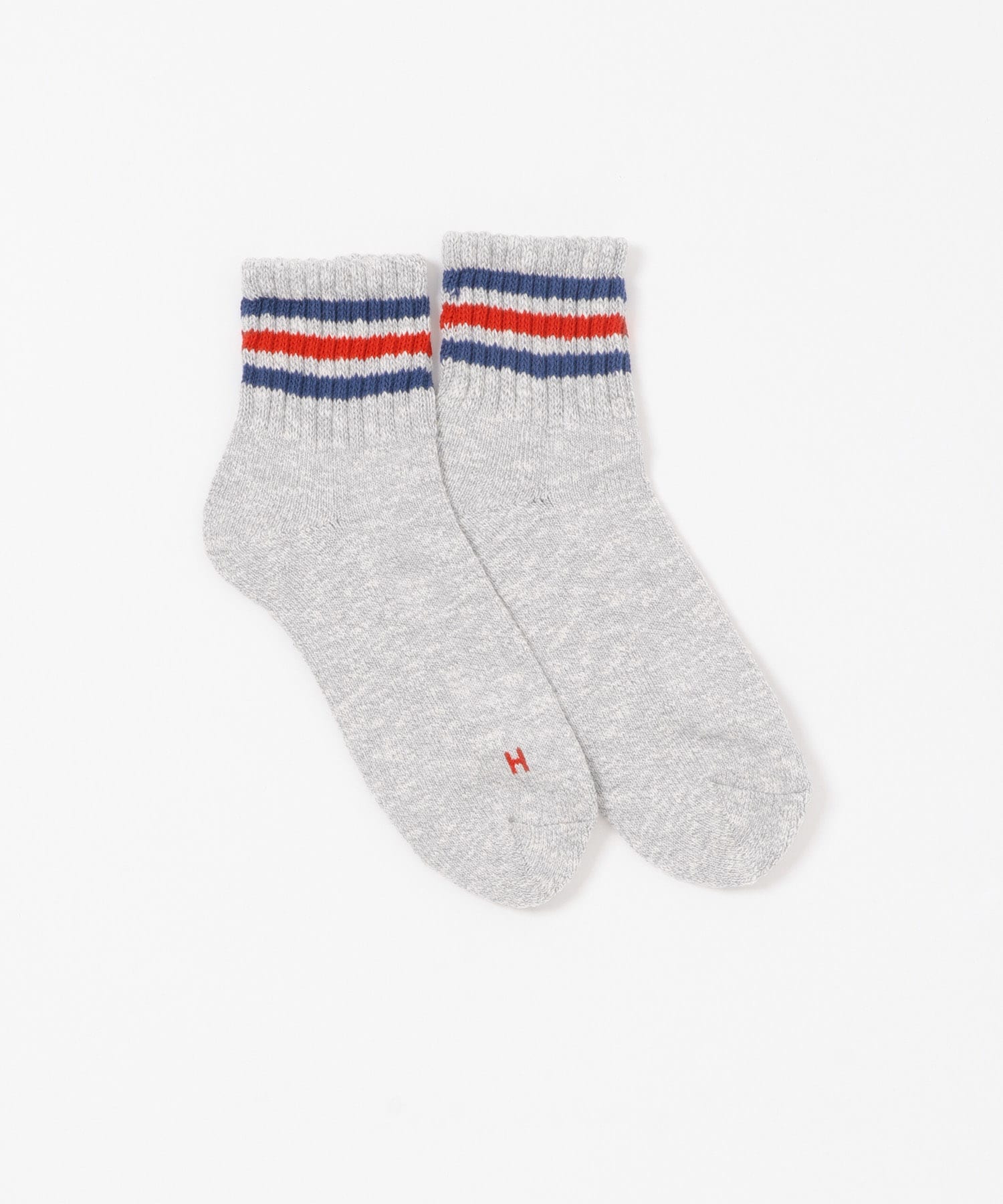 Healthknit　スラブ 3Line ミドルソックス3P ASSORT -