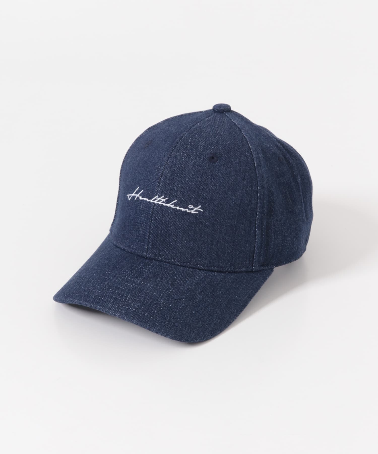 Healthknit　ロゴ刺繍 CAP INDIGO -
