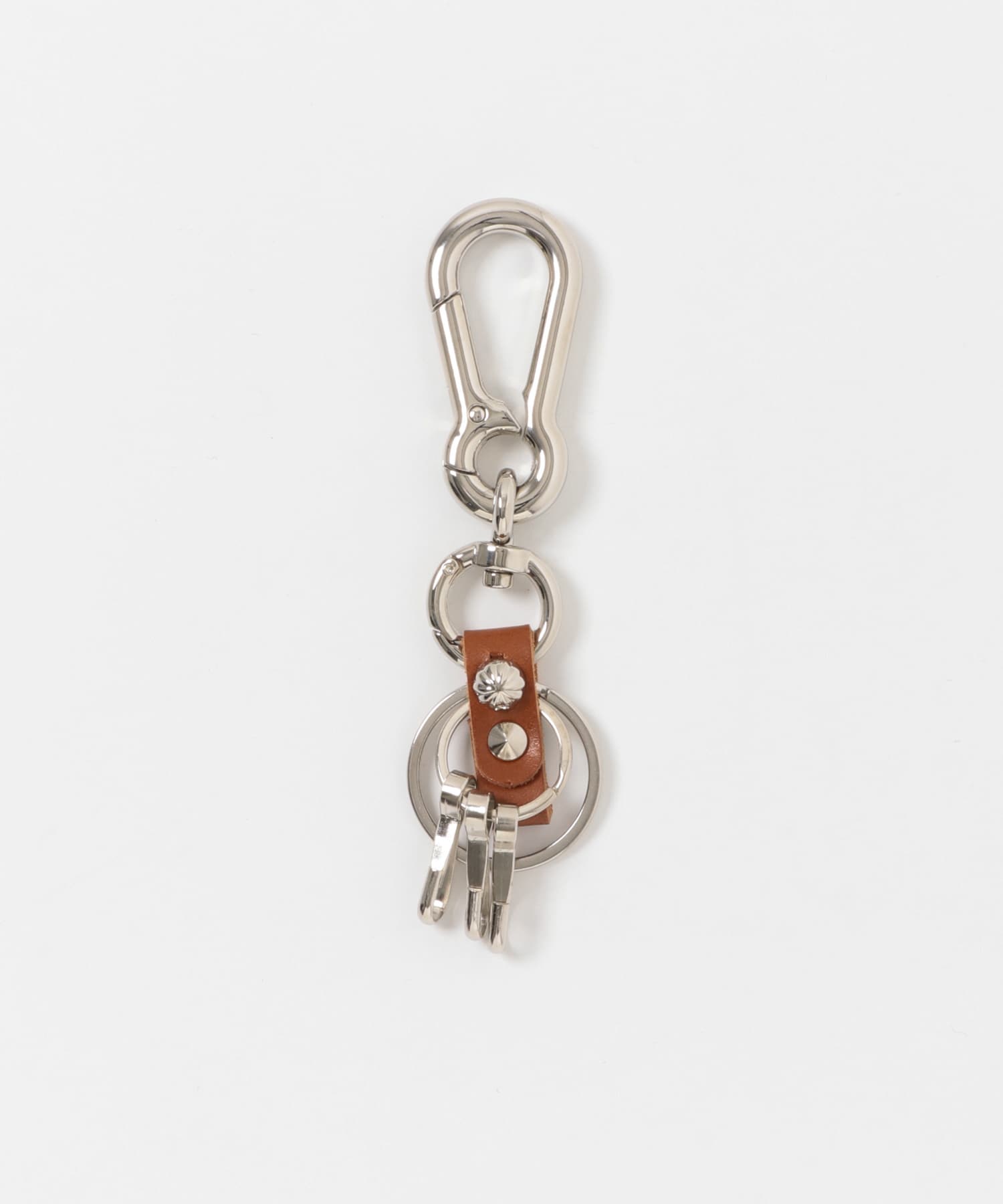 Round Studs Key Holder BRN -