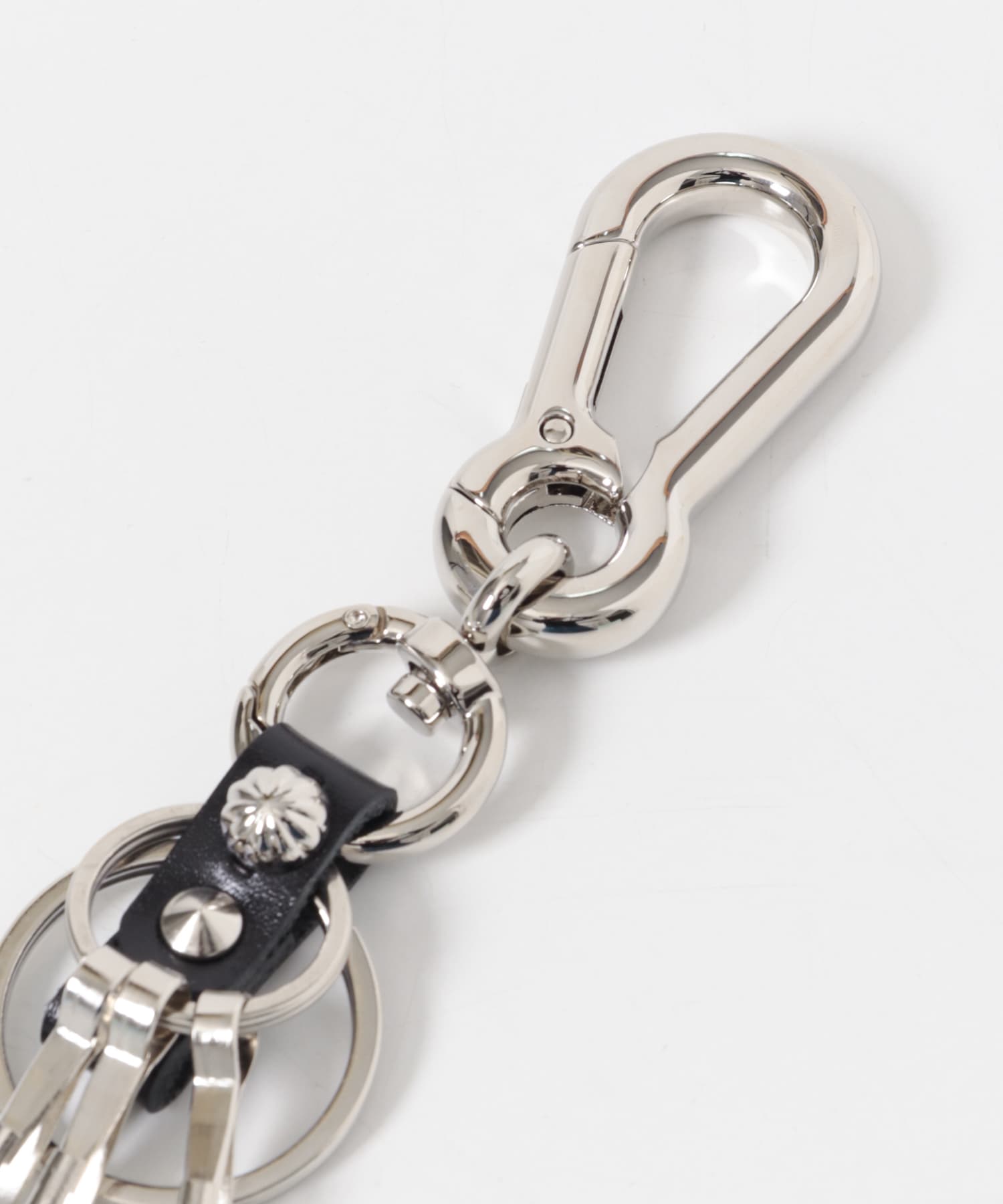 Round Studs Key Holder BLK -