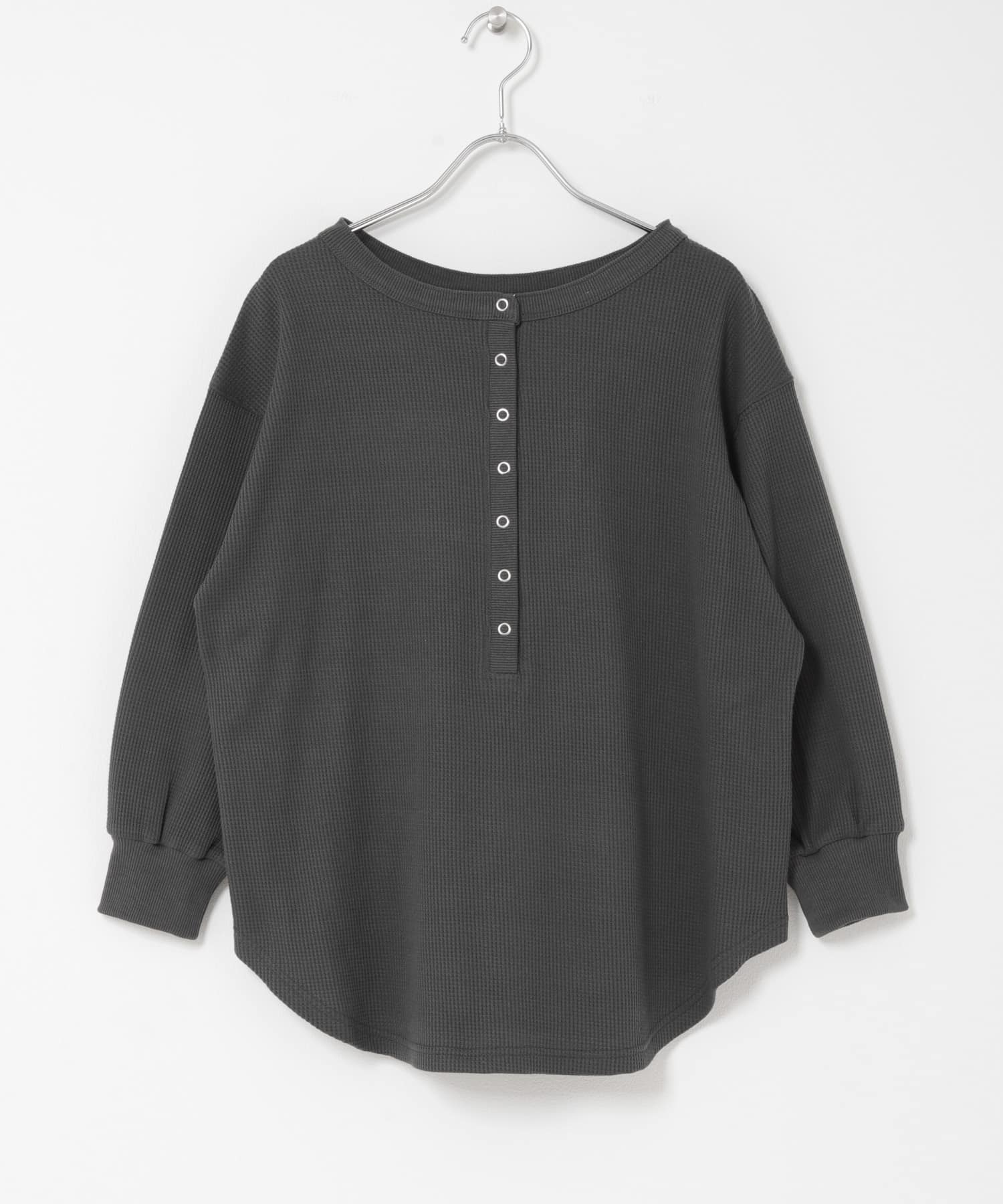 2WAYワッフルプルオーバー CHA Free