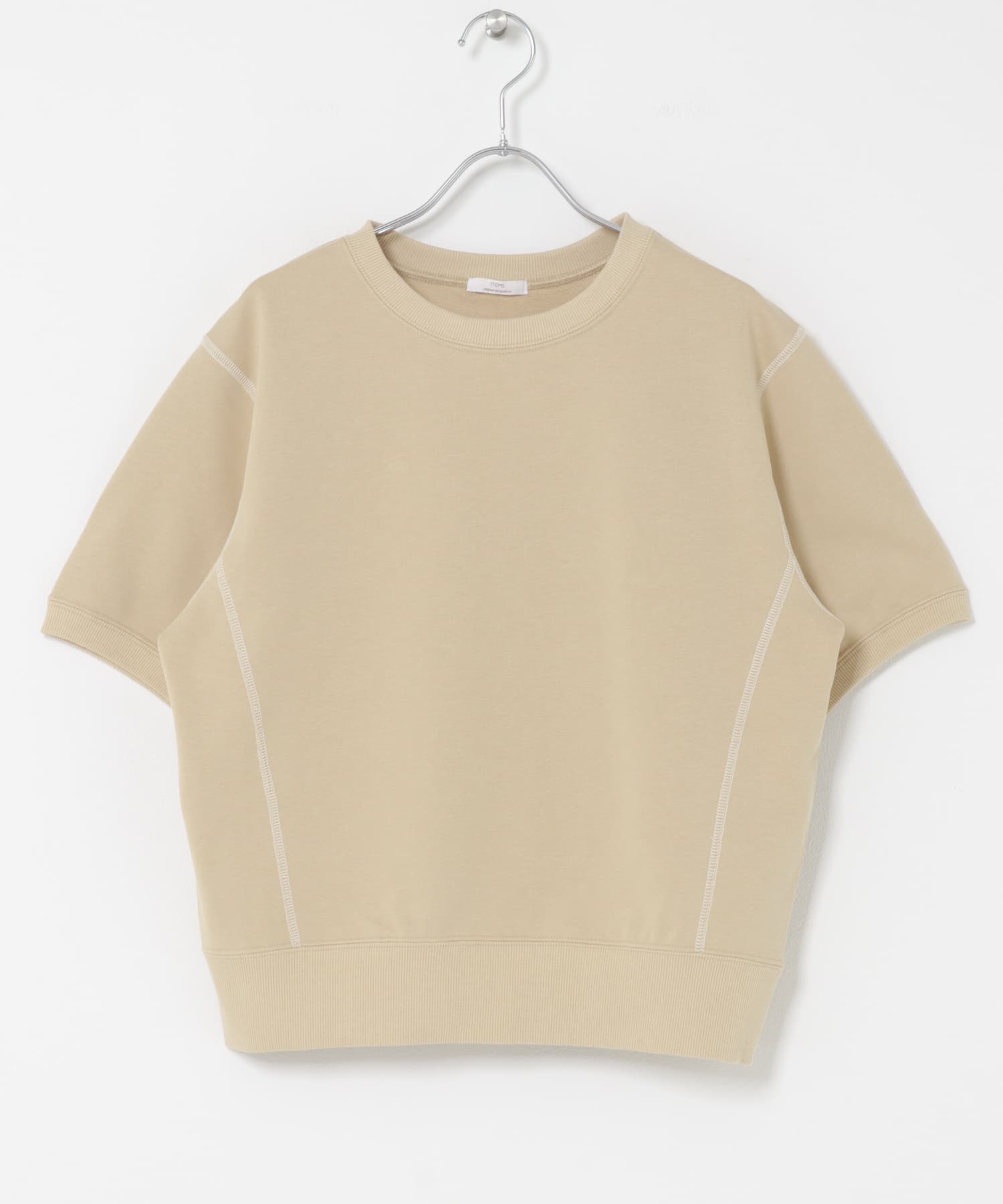 カラーステッチスウェット BEG Free