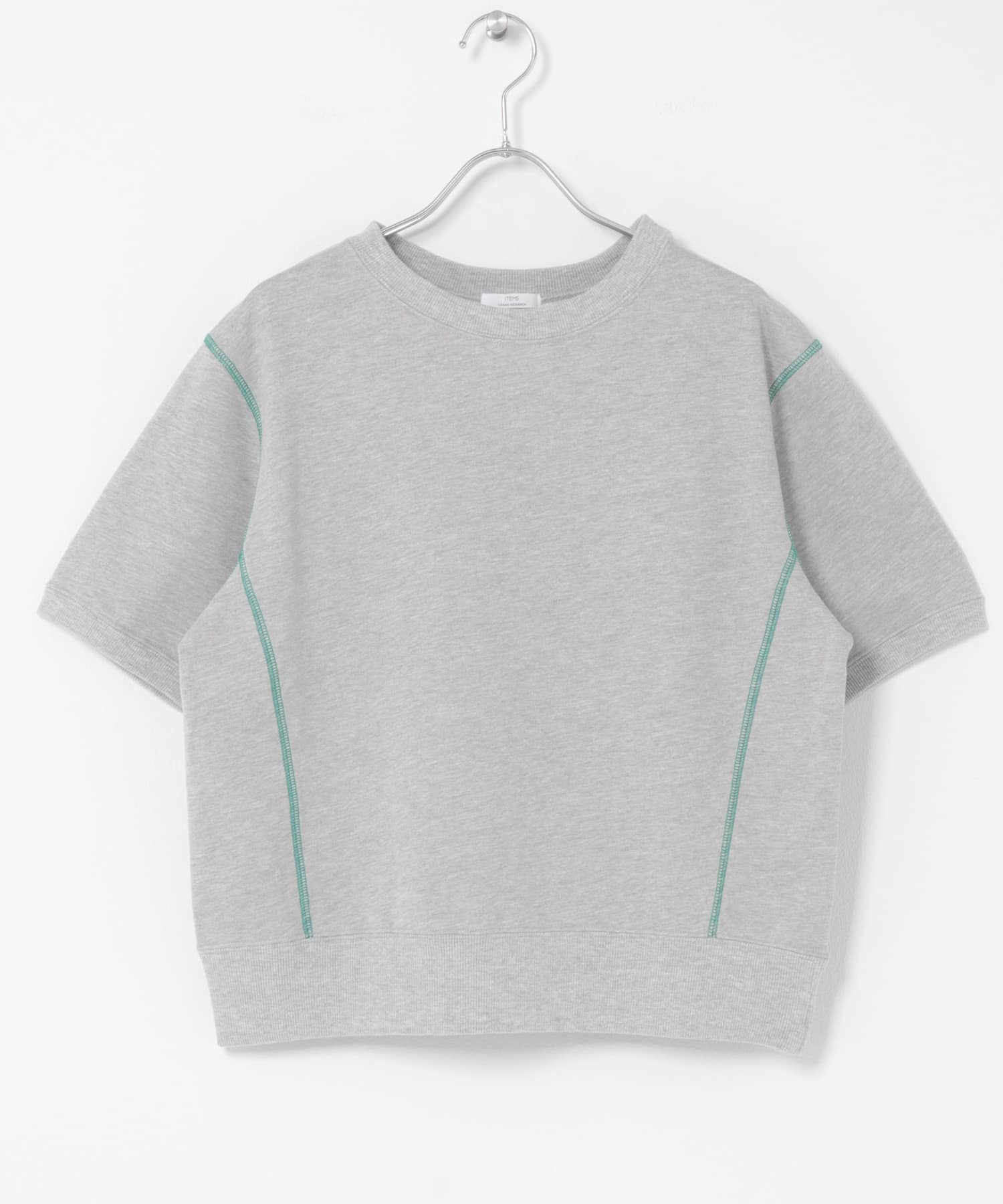 カラーステッチスウェット L.GRY Free