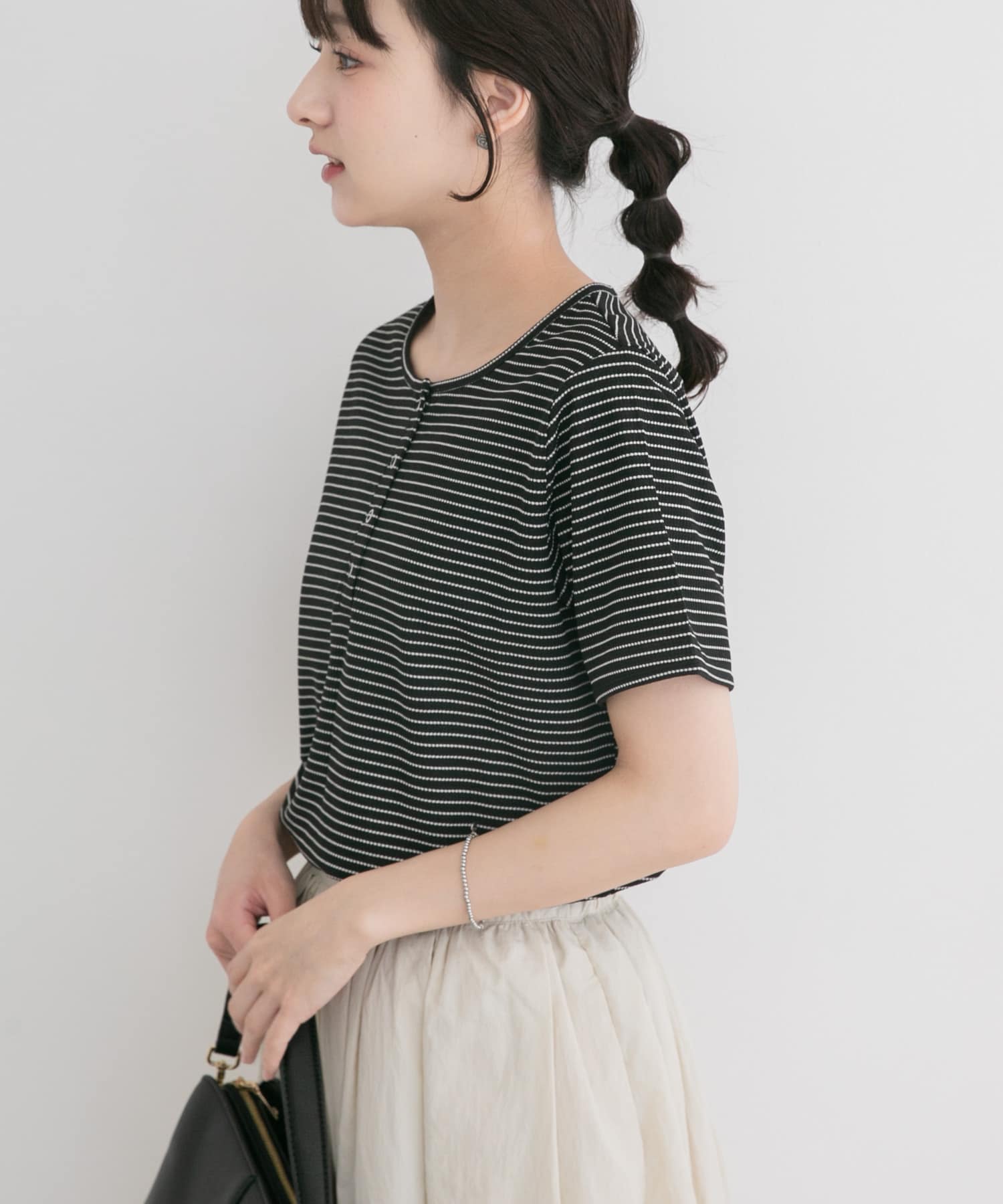 ワッフル半袖Tシャツ
