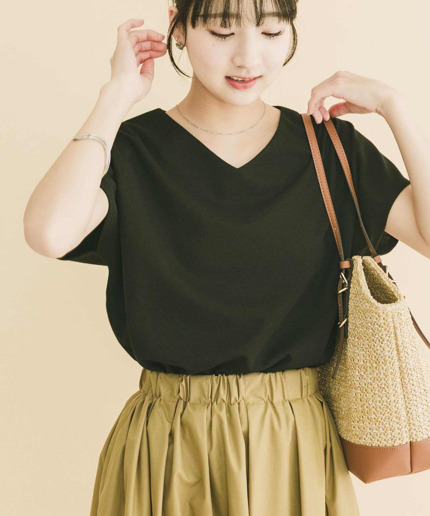 身長：160cm サイズ：Free