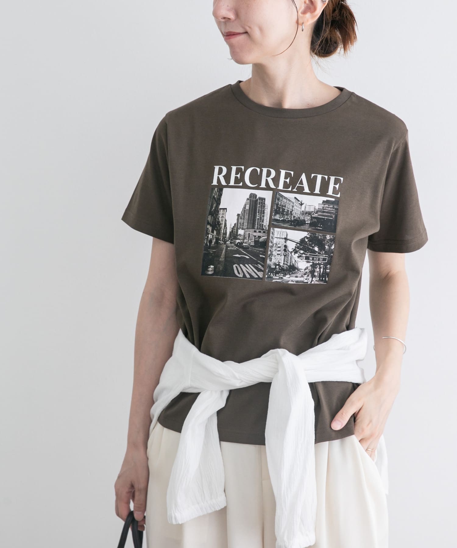 箔プリントフォトTシャツ