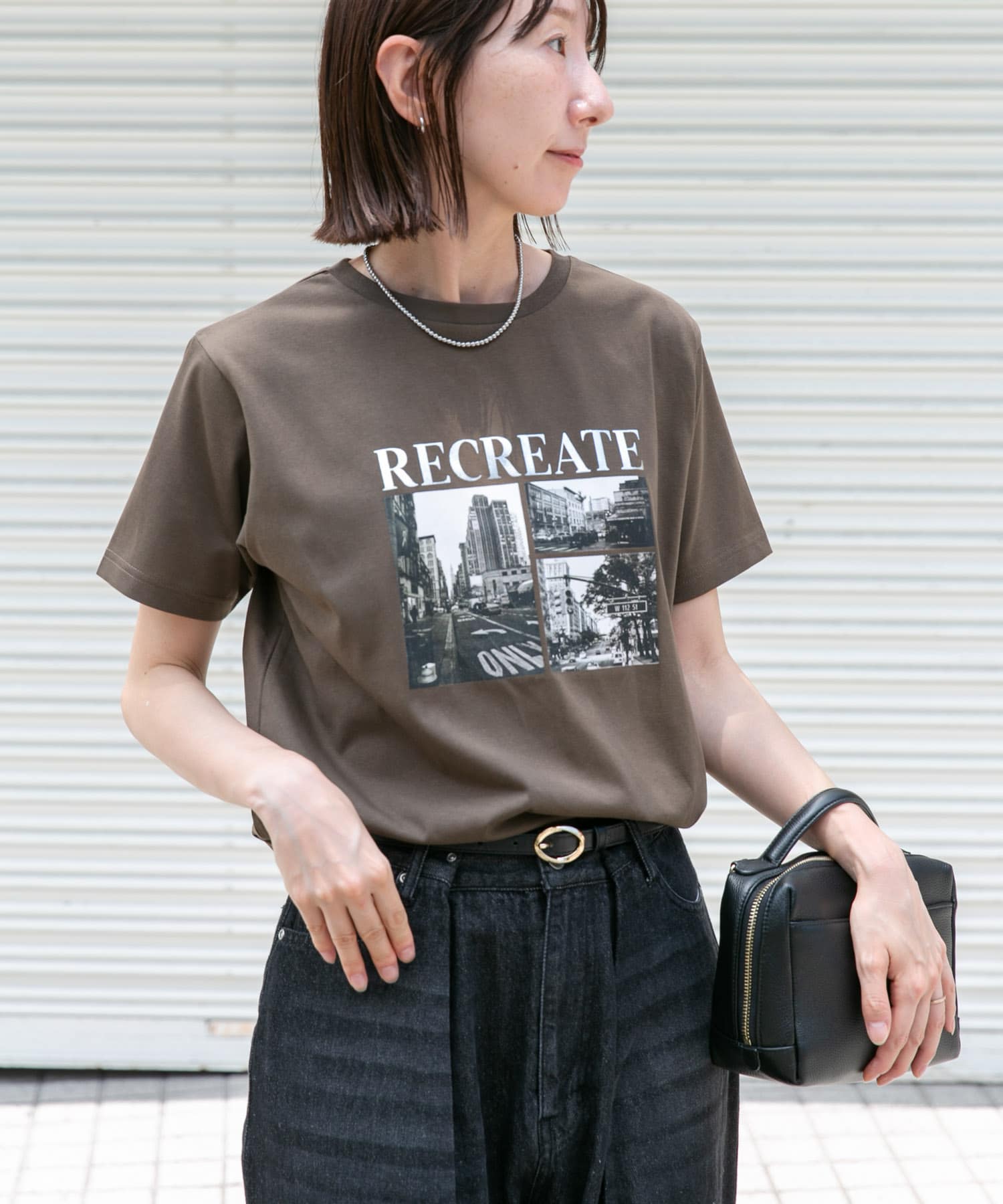 箔プリントフォトTシャツ