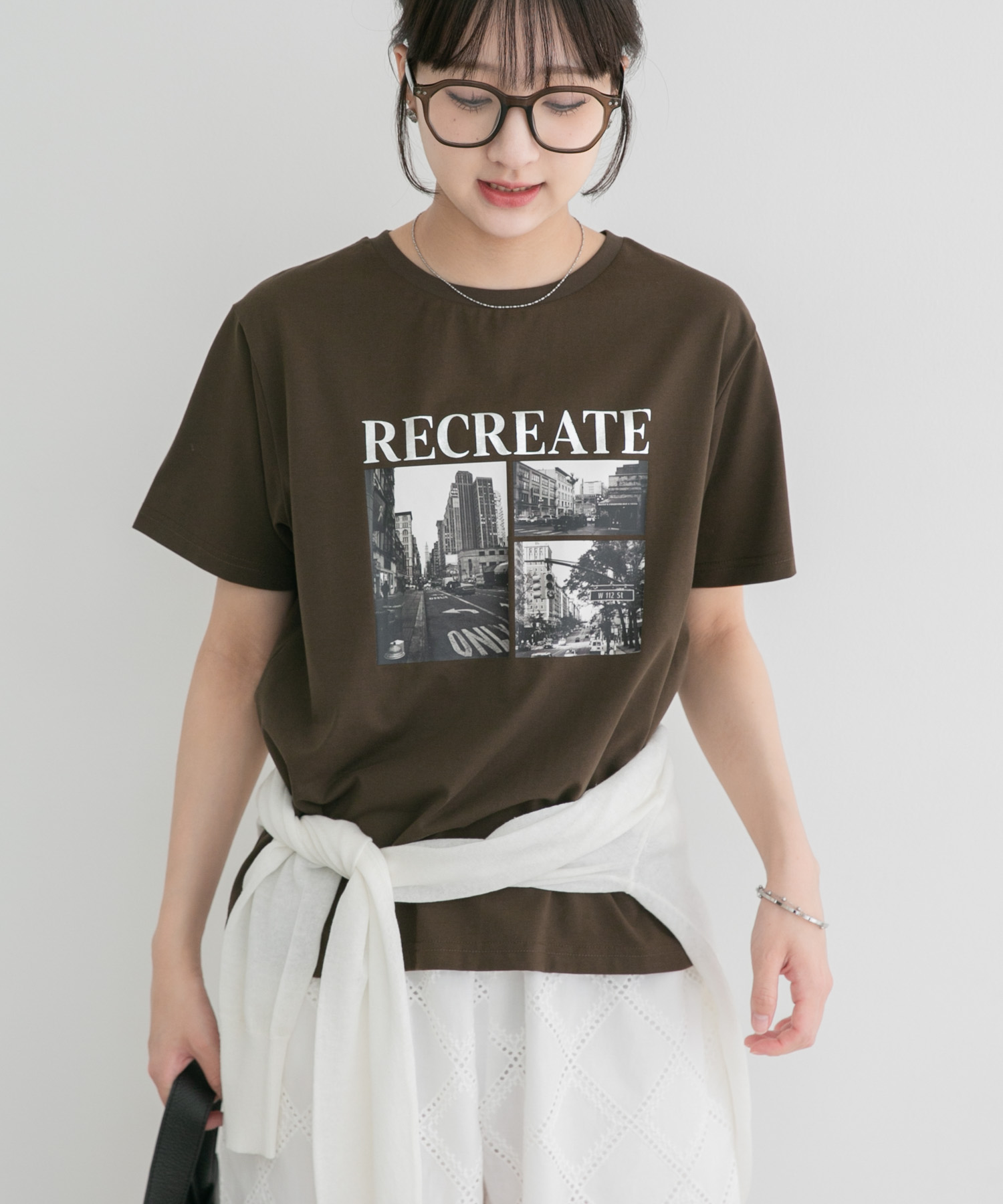 箔プリントフォトTシャツ