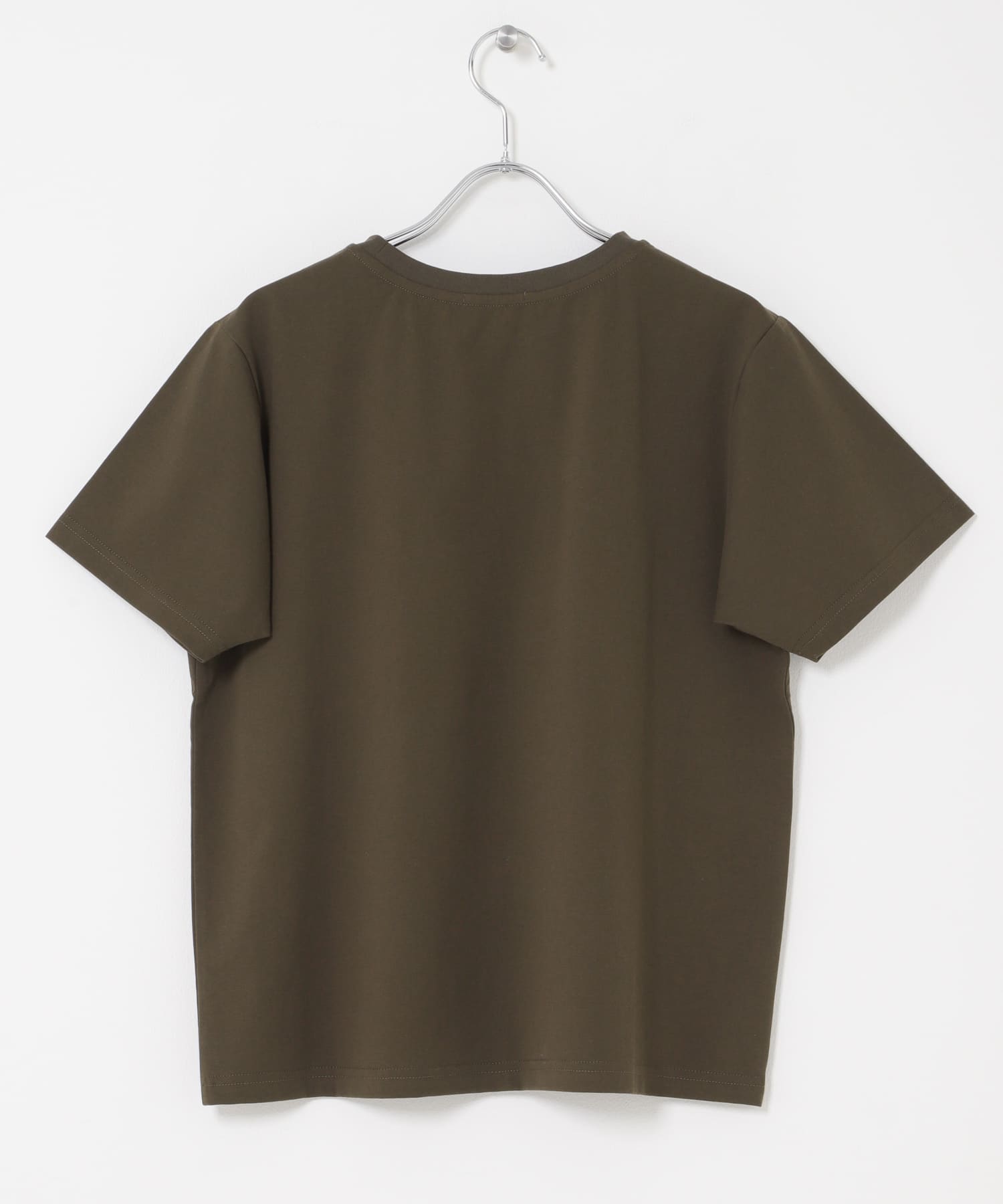 箔プリントフォトTシャツ BRN Free