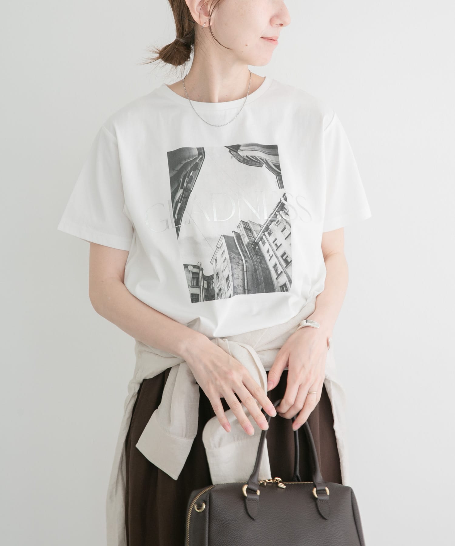箔プリントフォトTシャツ