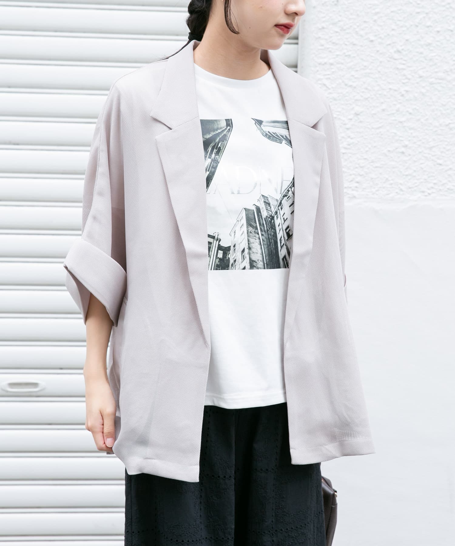 箔プリントフォトTシャツ