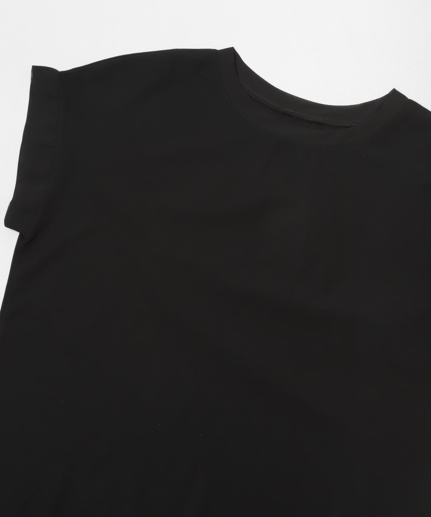 バックタックフレンチプルオーバー BLK Free