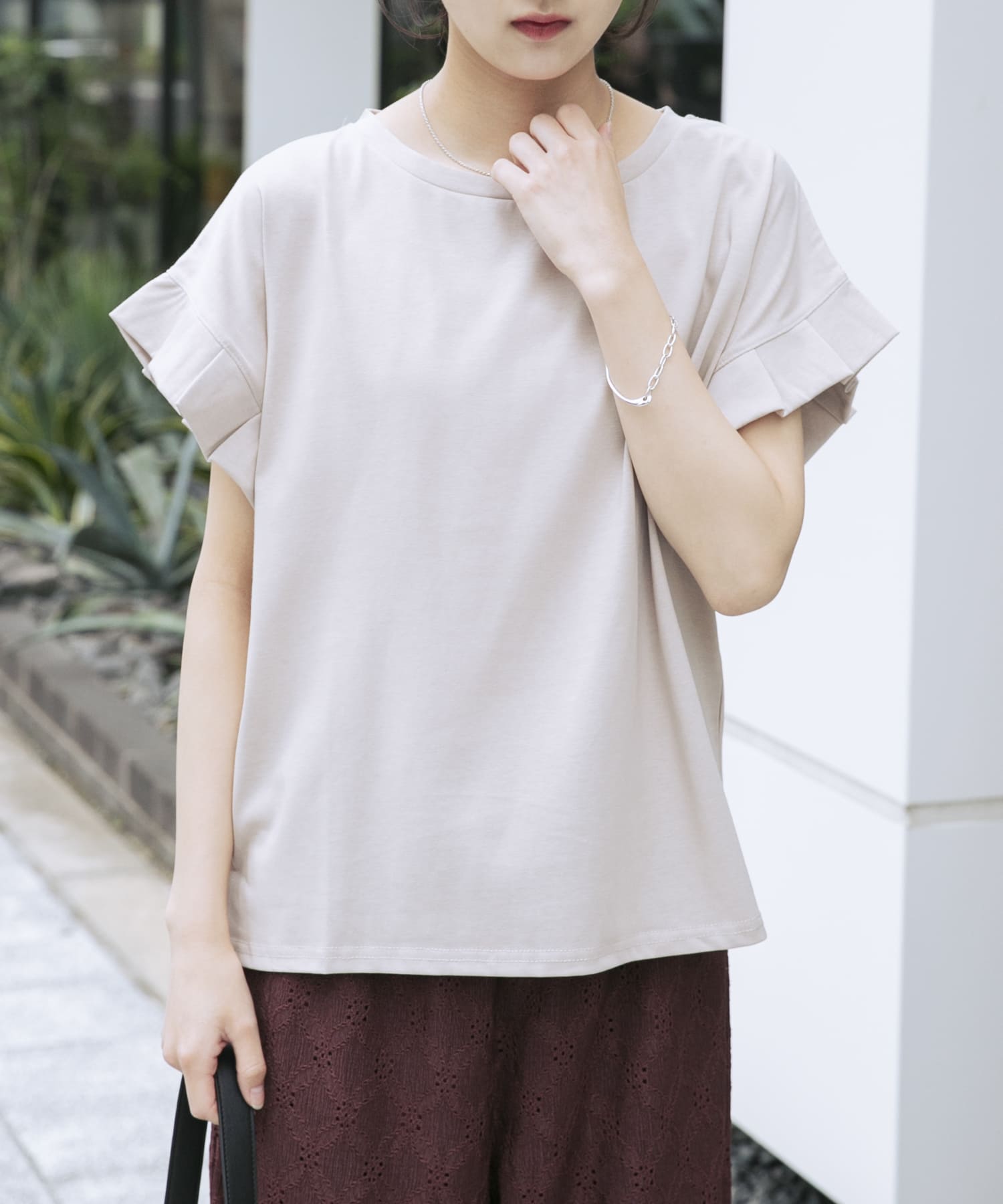 『接触冷感/UVカット』オリガミタックTシャツ