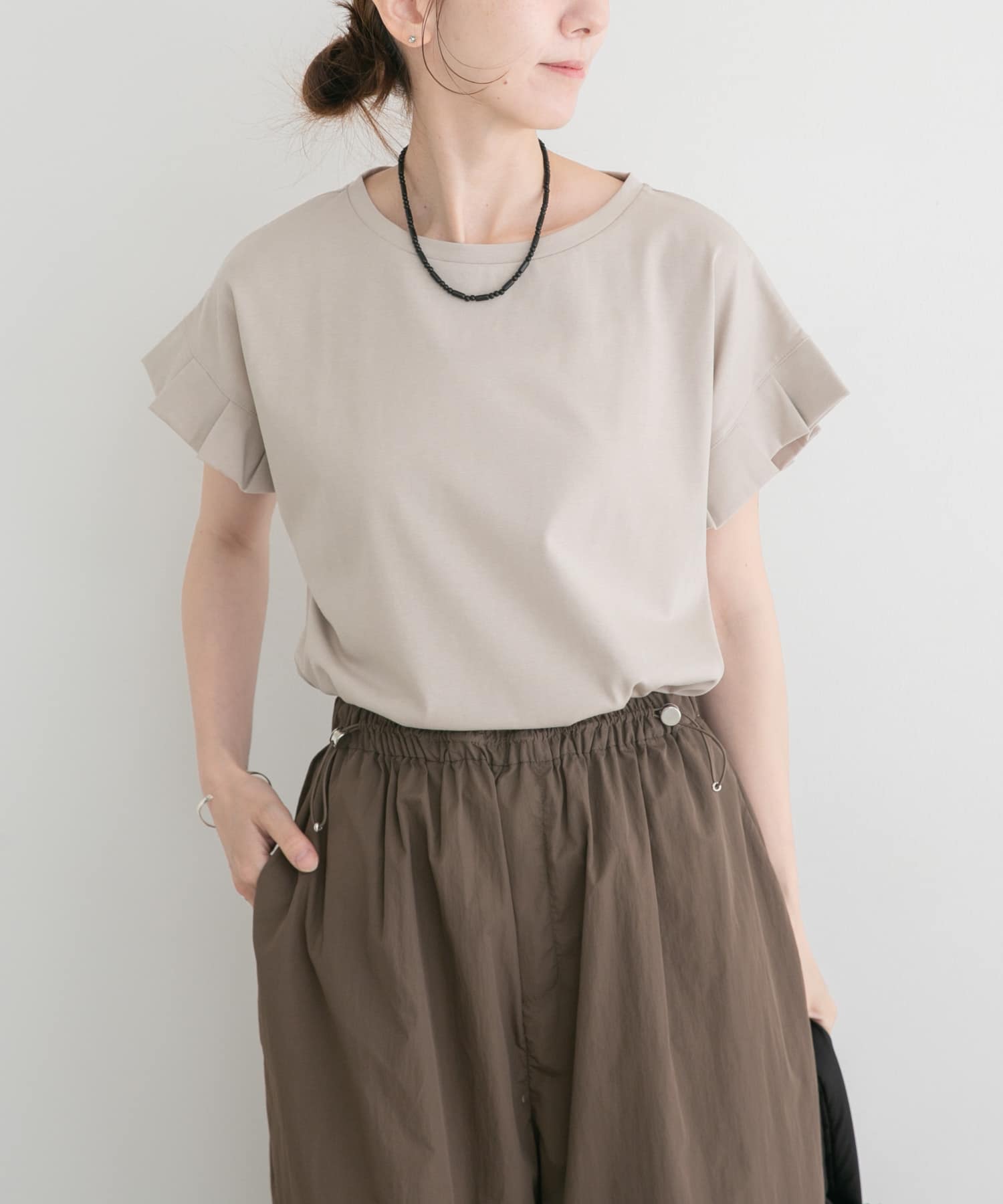 『接触冷感/UVカット』オリガミタックTシャツ