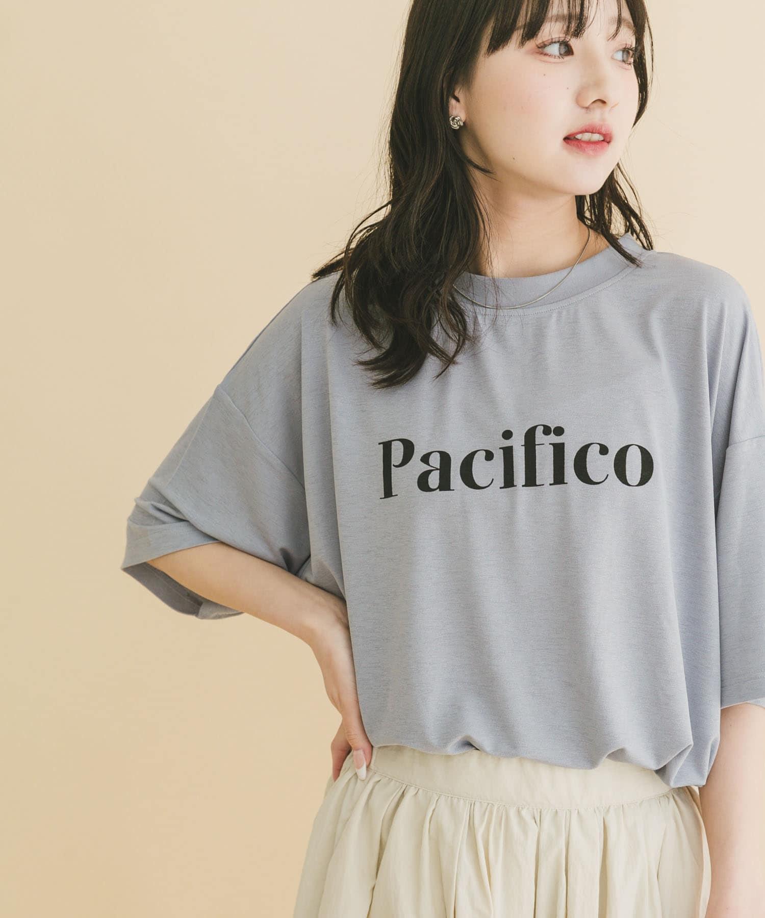 ロゴプリントビッグTシャツ