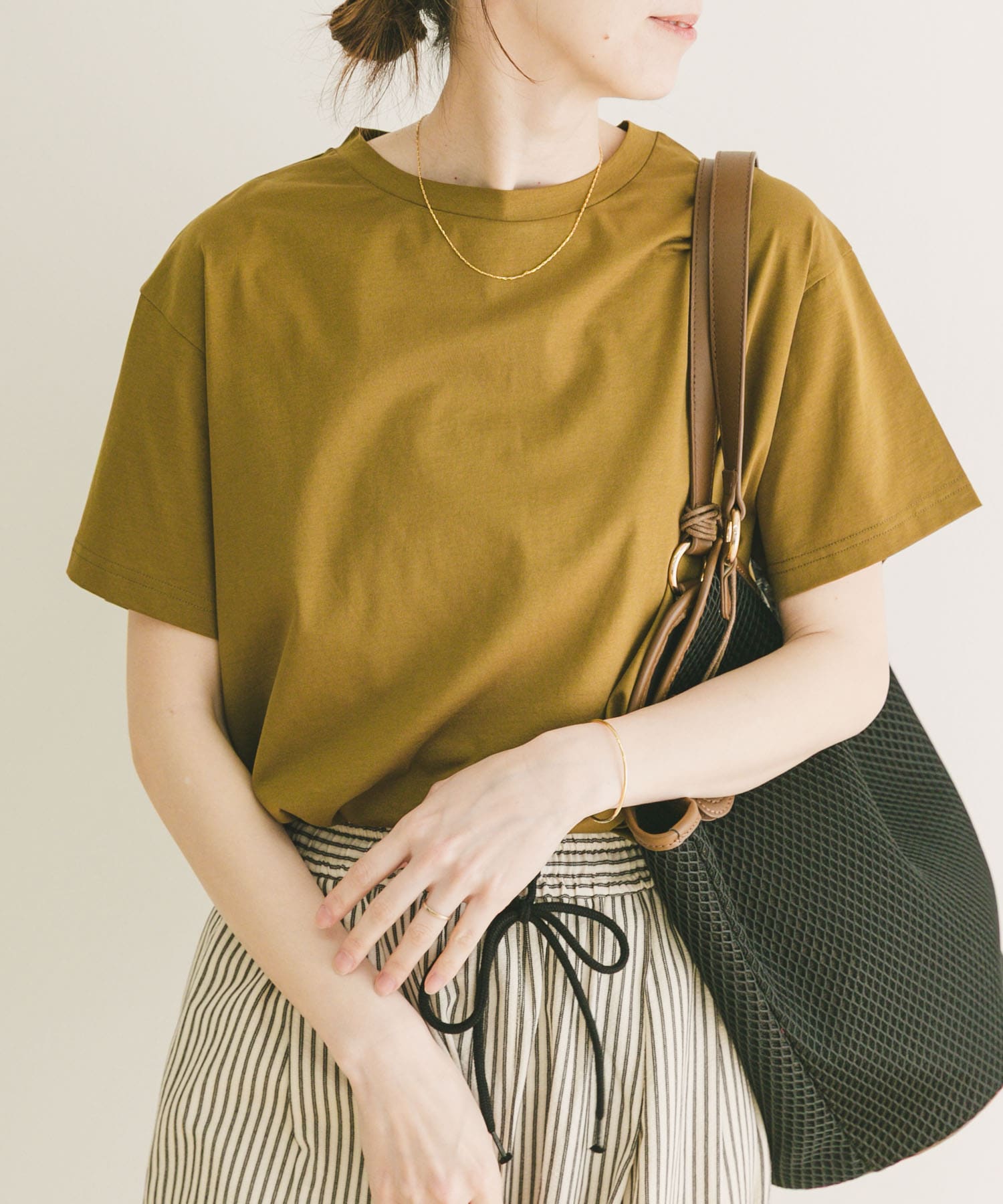 シルケット半袖Tシャツ